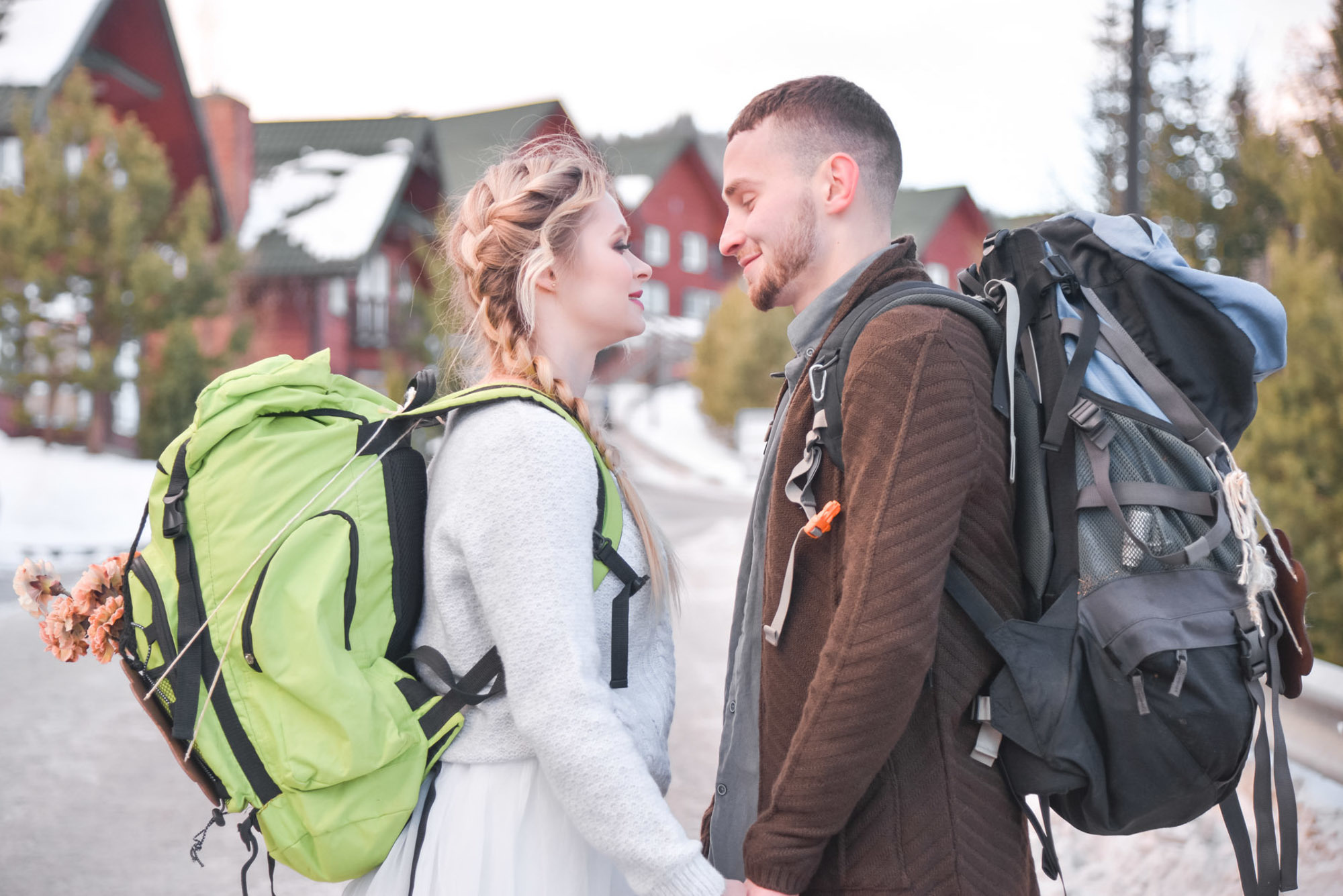 Frozen Waterfall LoveStory. Family Lifestyle Photography