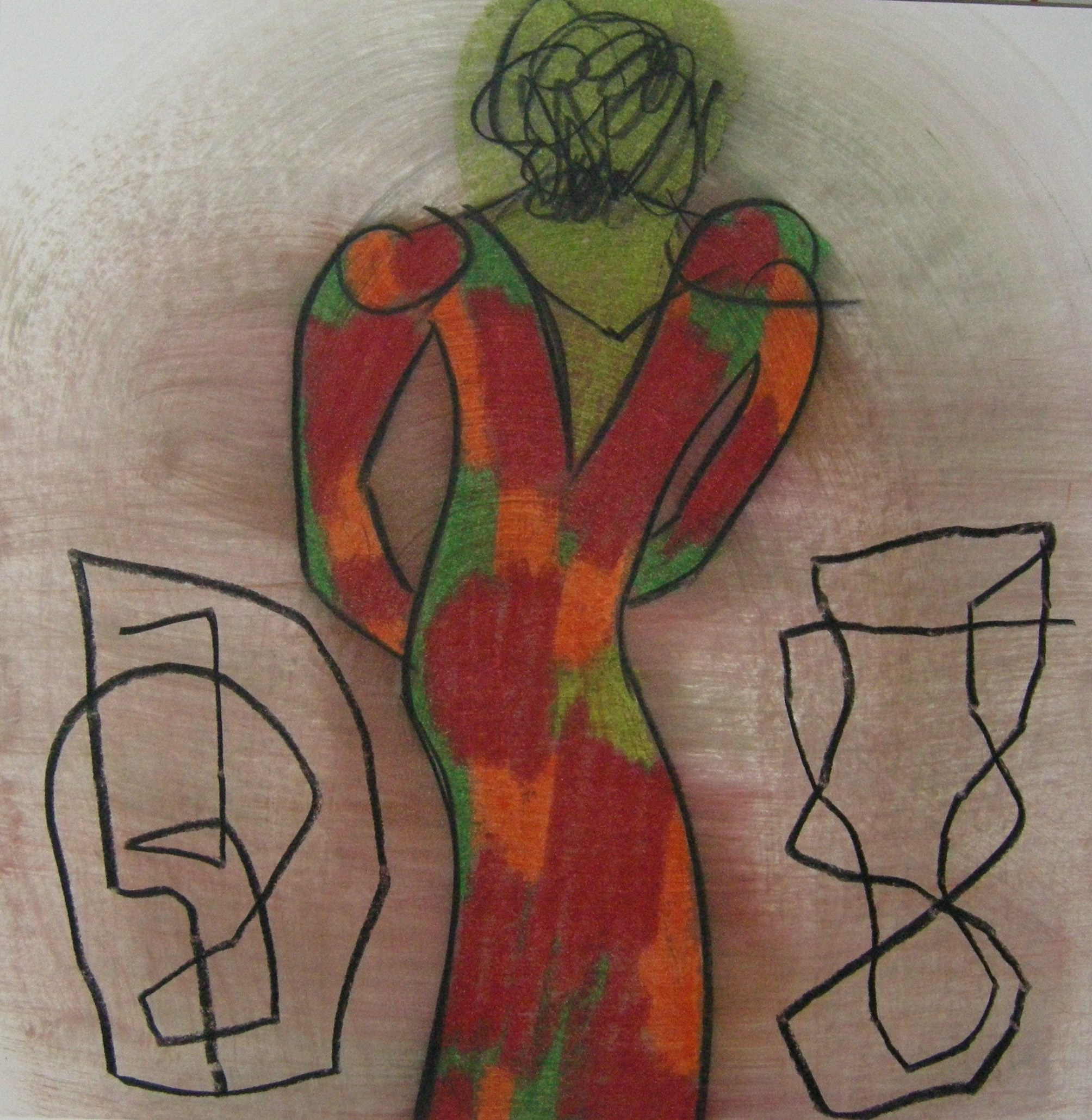 Begegnung mit mir 2009 - 40x40