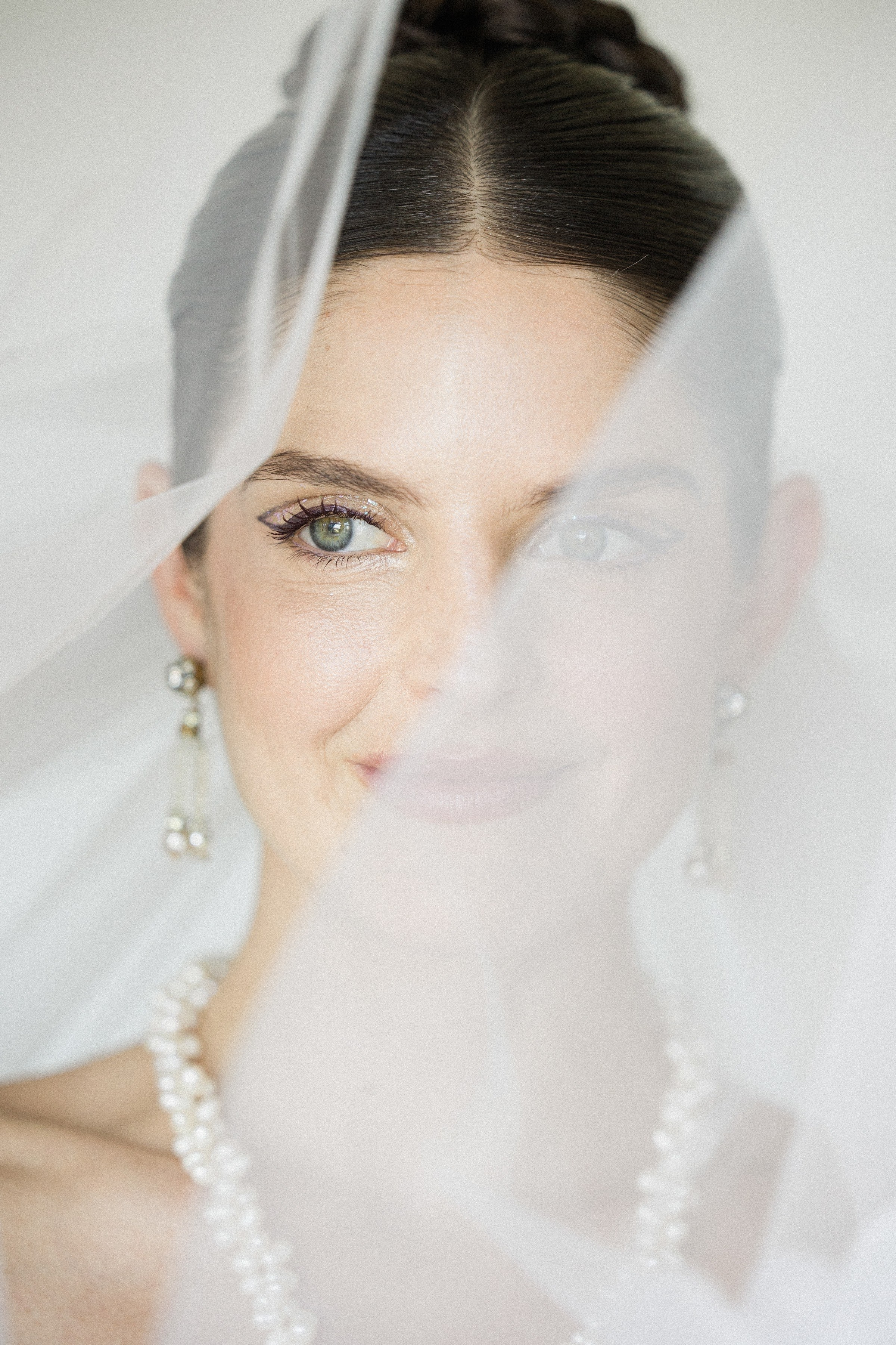 Portrait of American Destination wedding bride