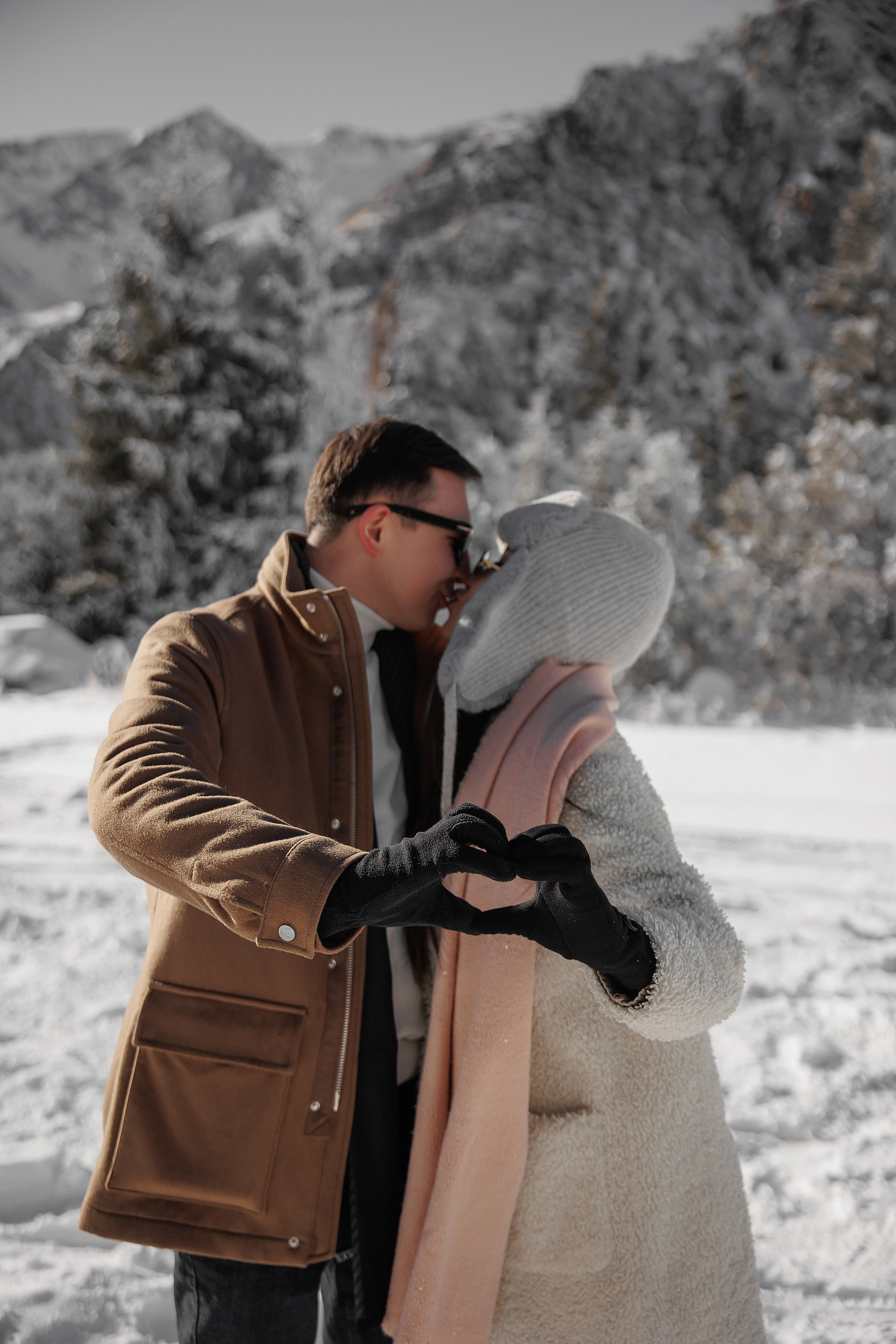 Зимняя Ала Арча 2025 год. Свадебный и семейный фотограф в Бишкеке Давлетбаев Талгат