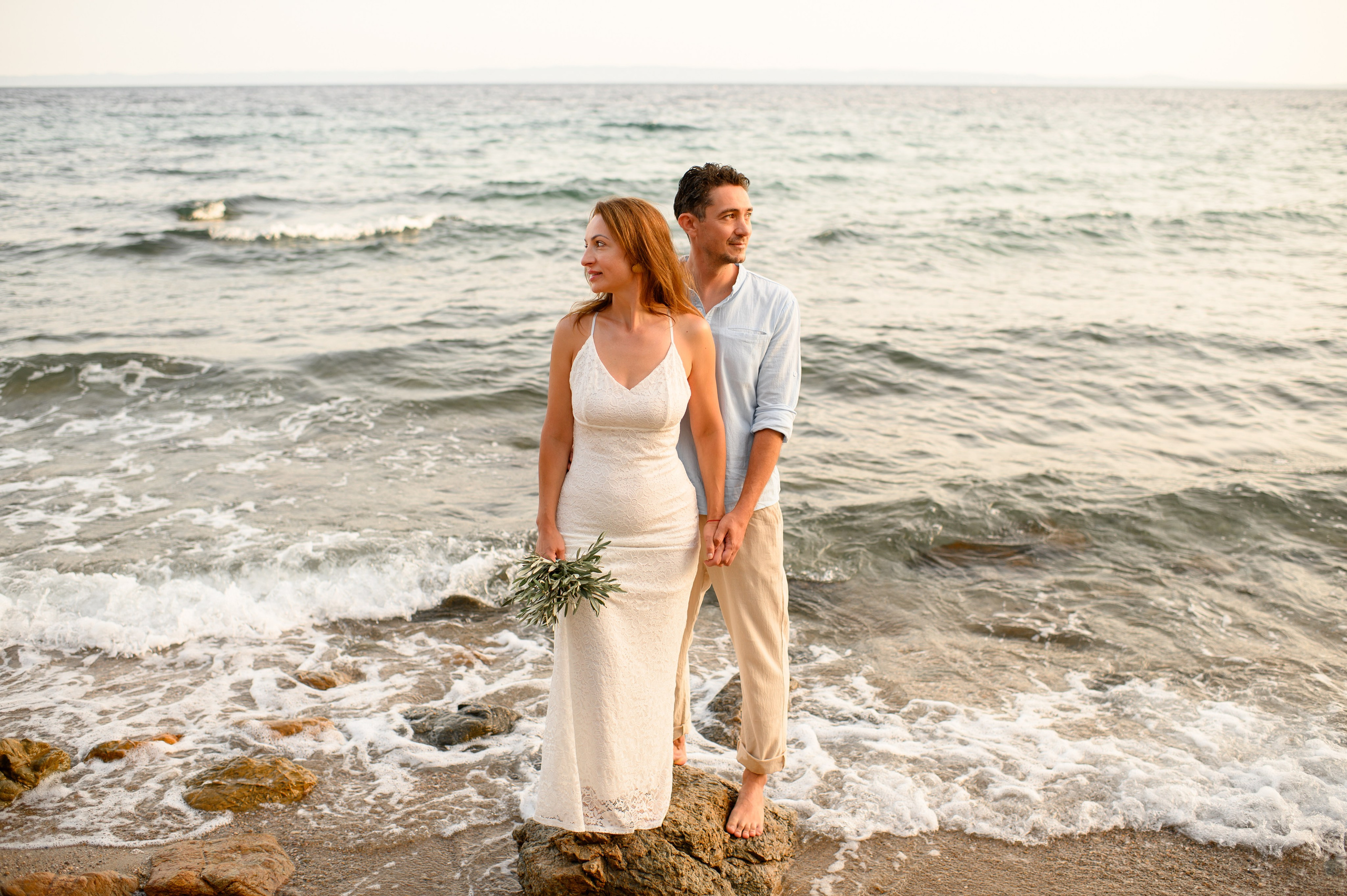 Elopement Beach Halkidiki. Family, children, portrait, and event photography in Thessaloniki