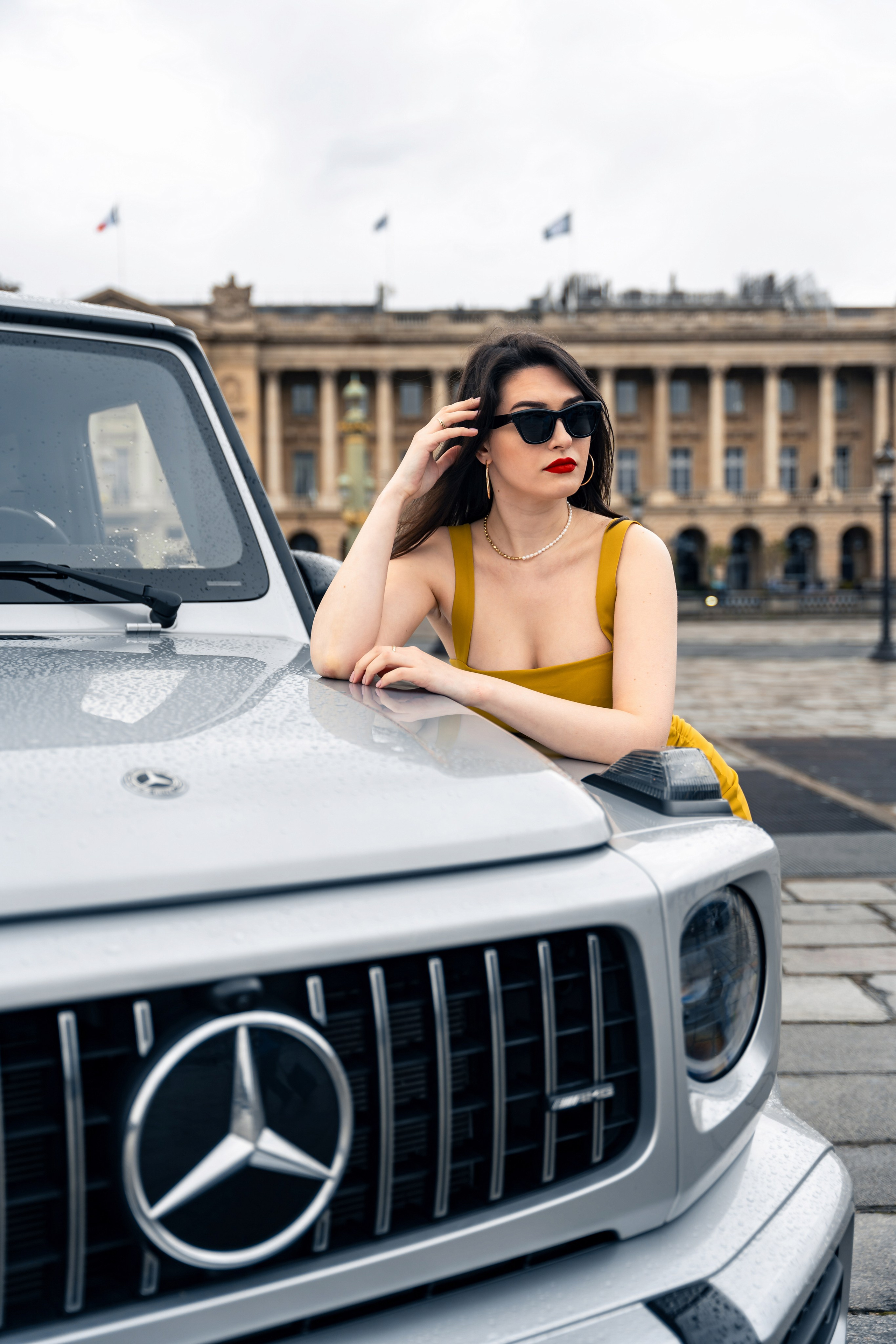 Nataliia x G63 AMG. Photographer in Paris — Vitalii Motruk