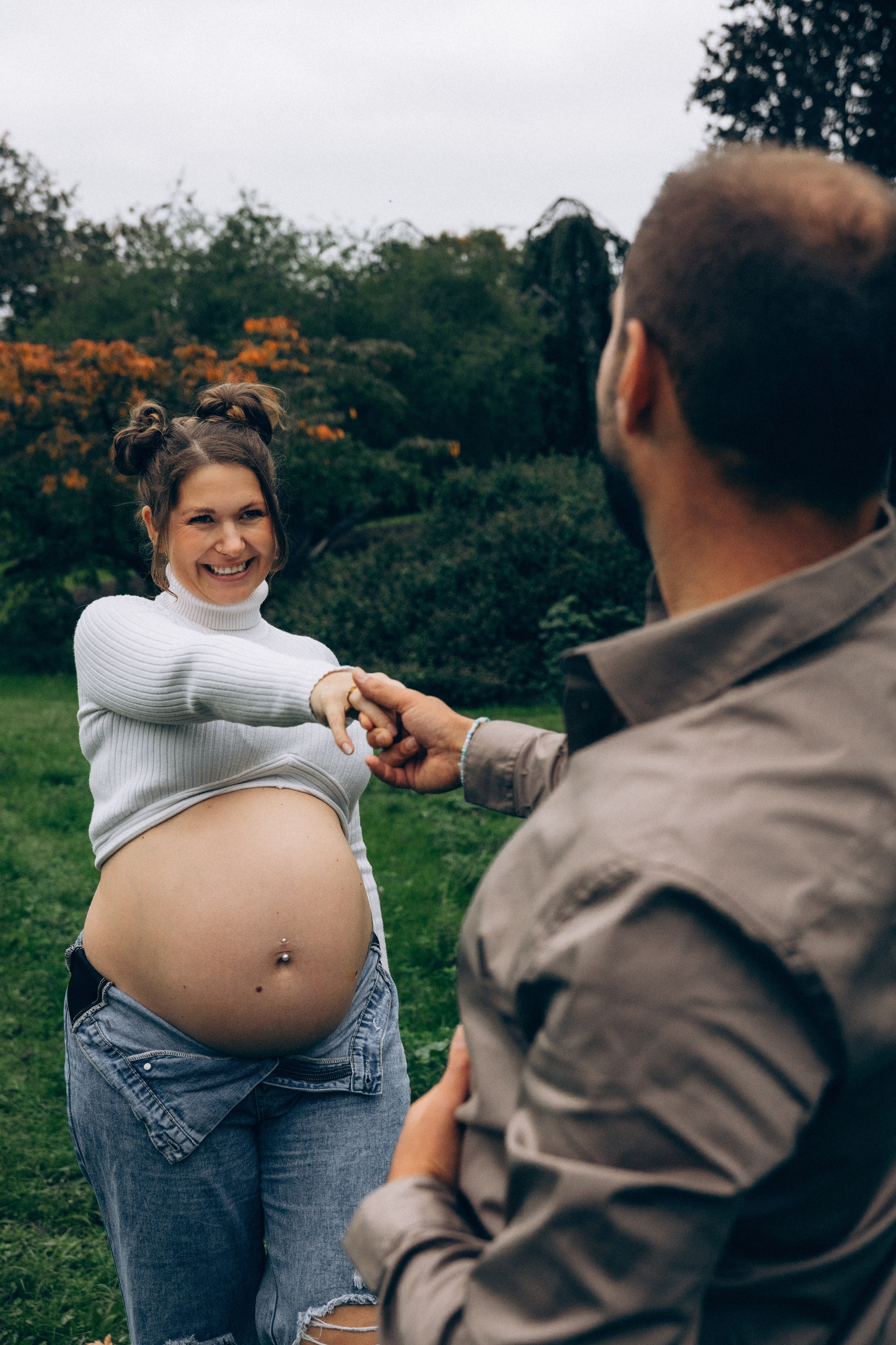 Babybauch. Photographer Düsseldorf, Cologne, NRW — Kristina Braudo