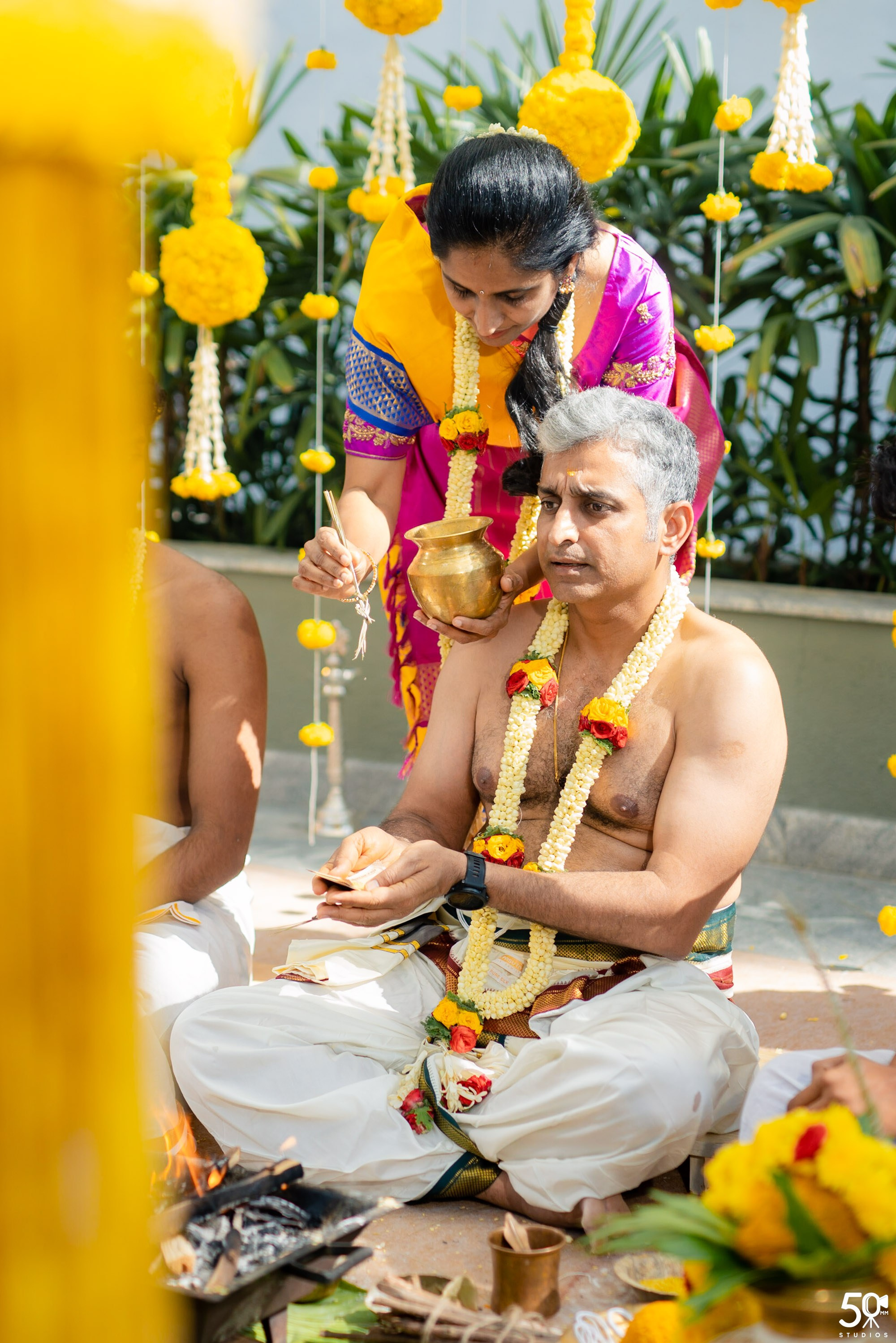 SANJAY AND SAKETH UPANAYANA. 50mm STUDIOS