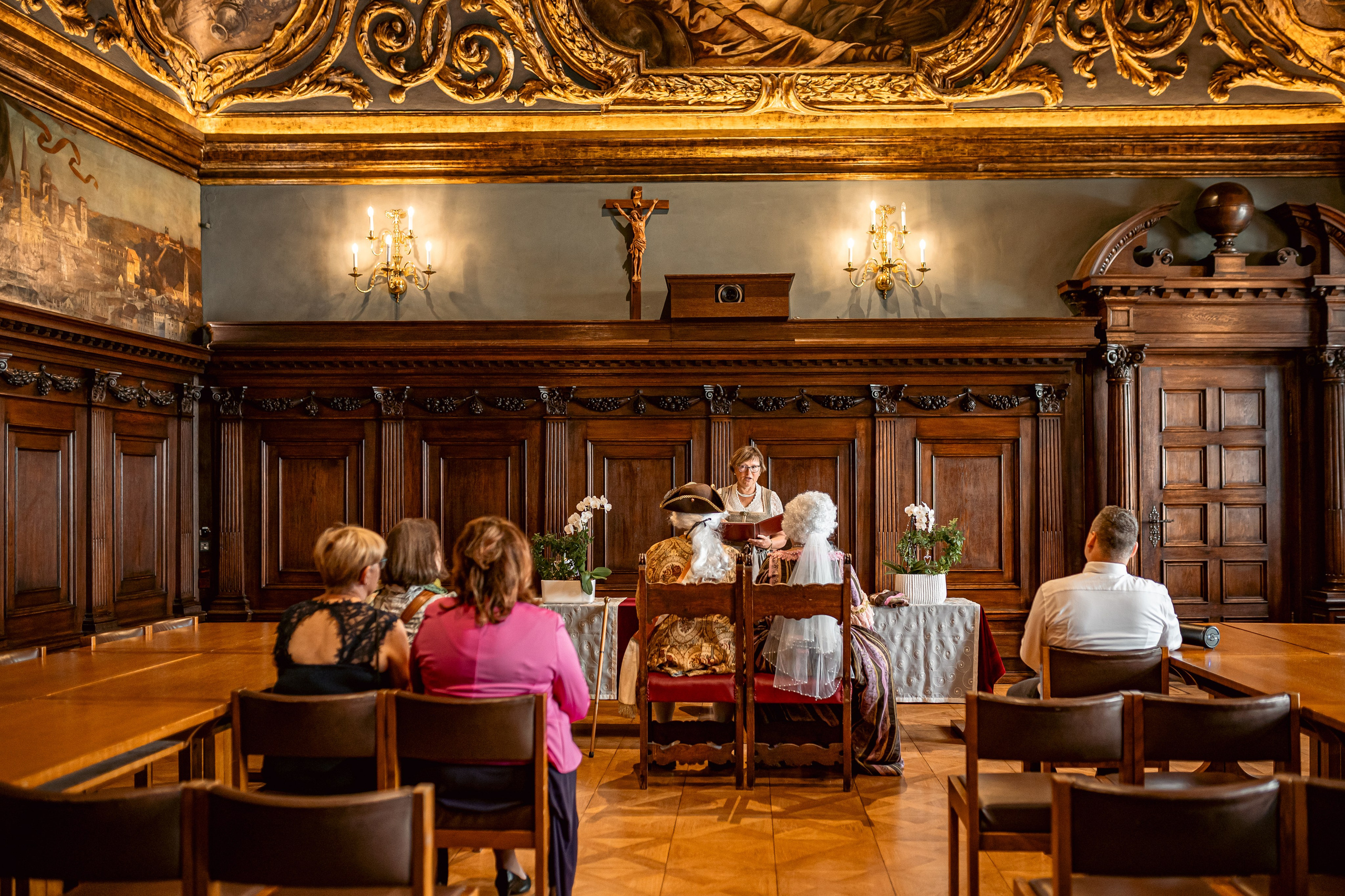 Hochzeit im Standesamt Passau, Freie Trauung in Passau, Hochzeit im kleinen Rathaussaal Passau