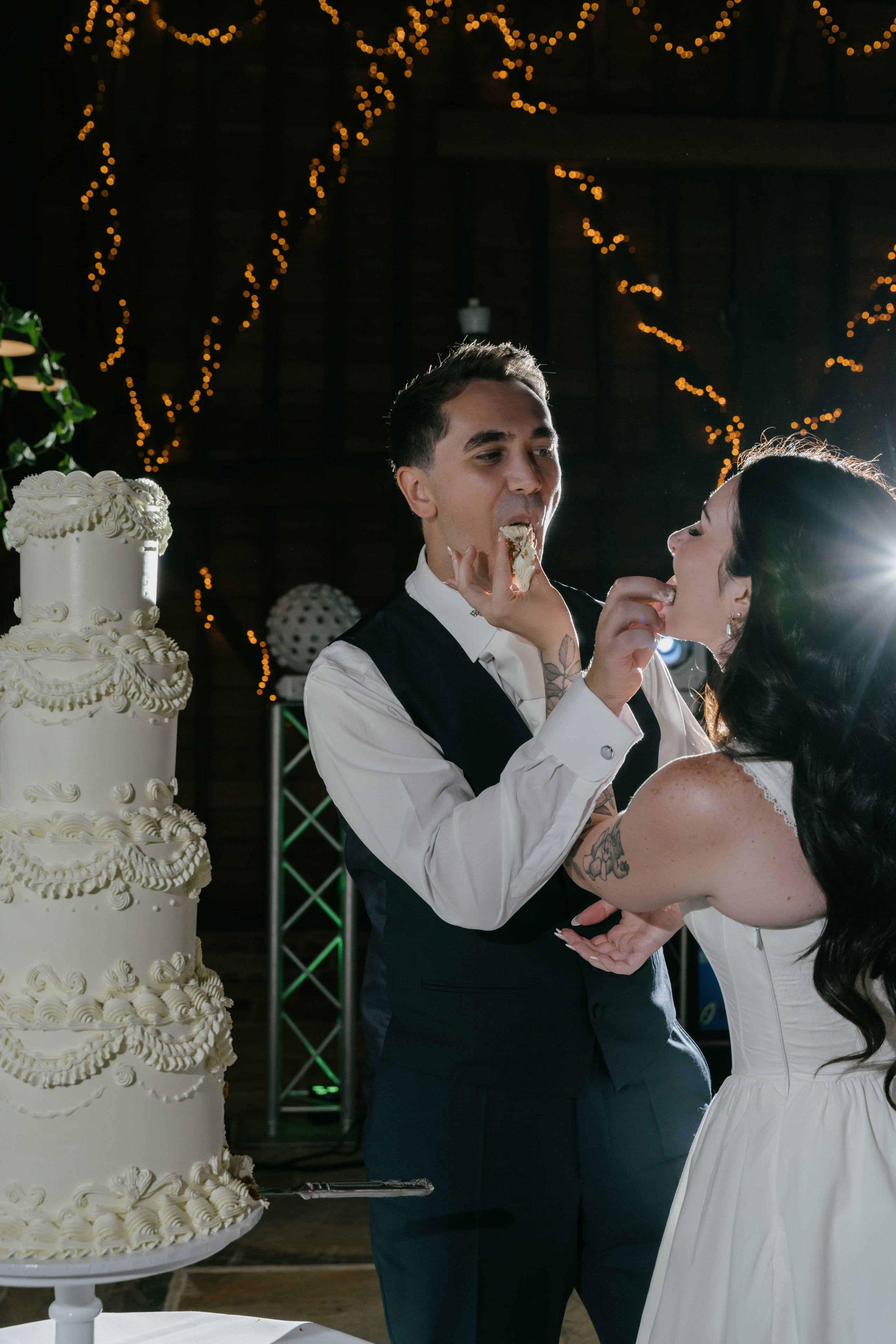     elegant wedding cake detail Layer Marney Tower UK