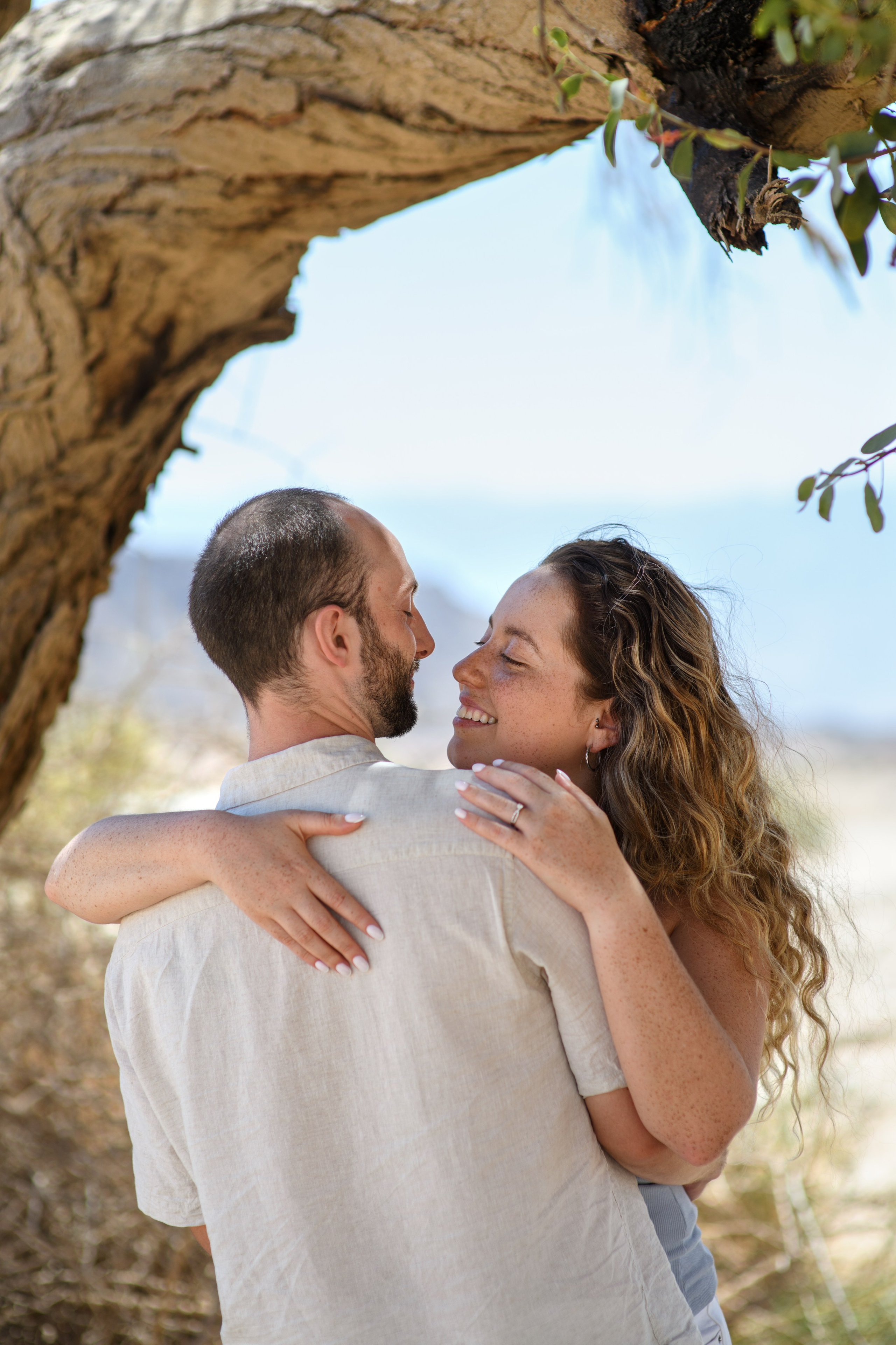 “She Said YES” in a Timna park for Lotan & Zohar. Family children pregnancy love stories photographer in Eilat Israel Olga Amchislavsky