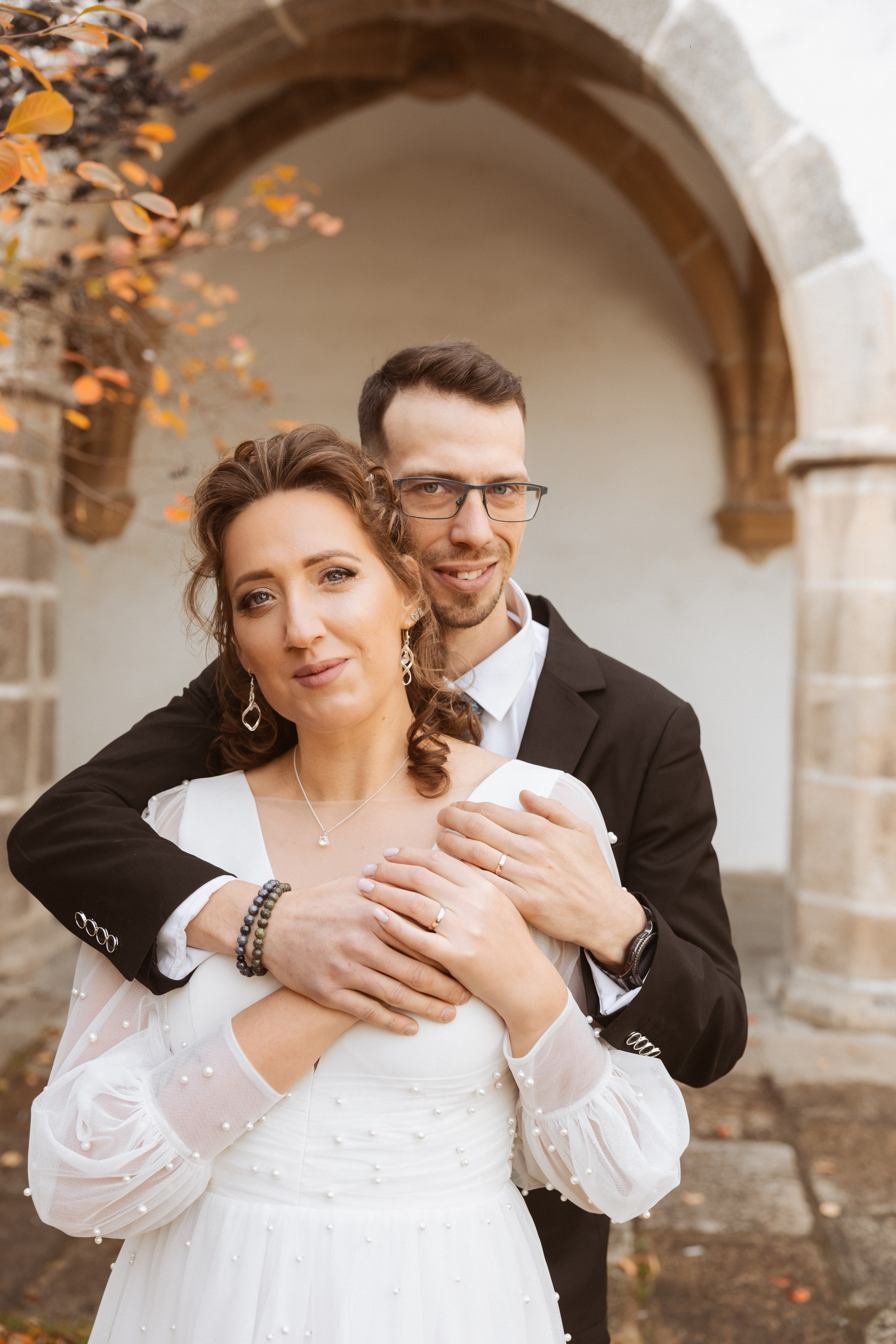 Podzimní svatební focen. Rodinná, těhotenská, newborn a lifestyle fotografka v Písku Oxana Telupilova