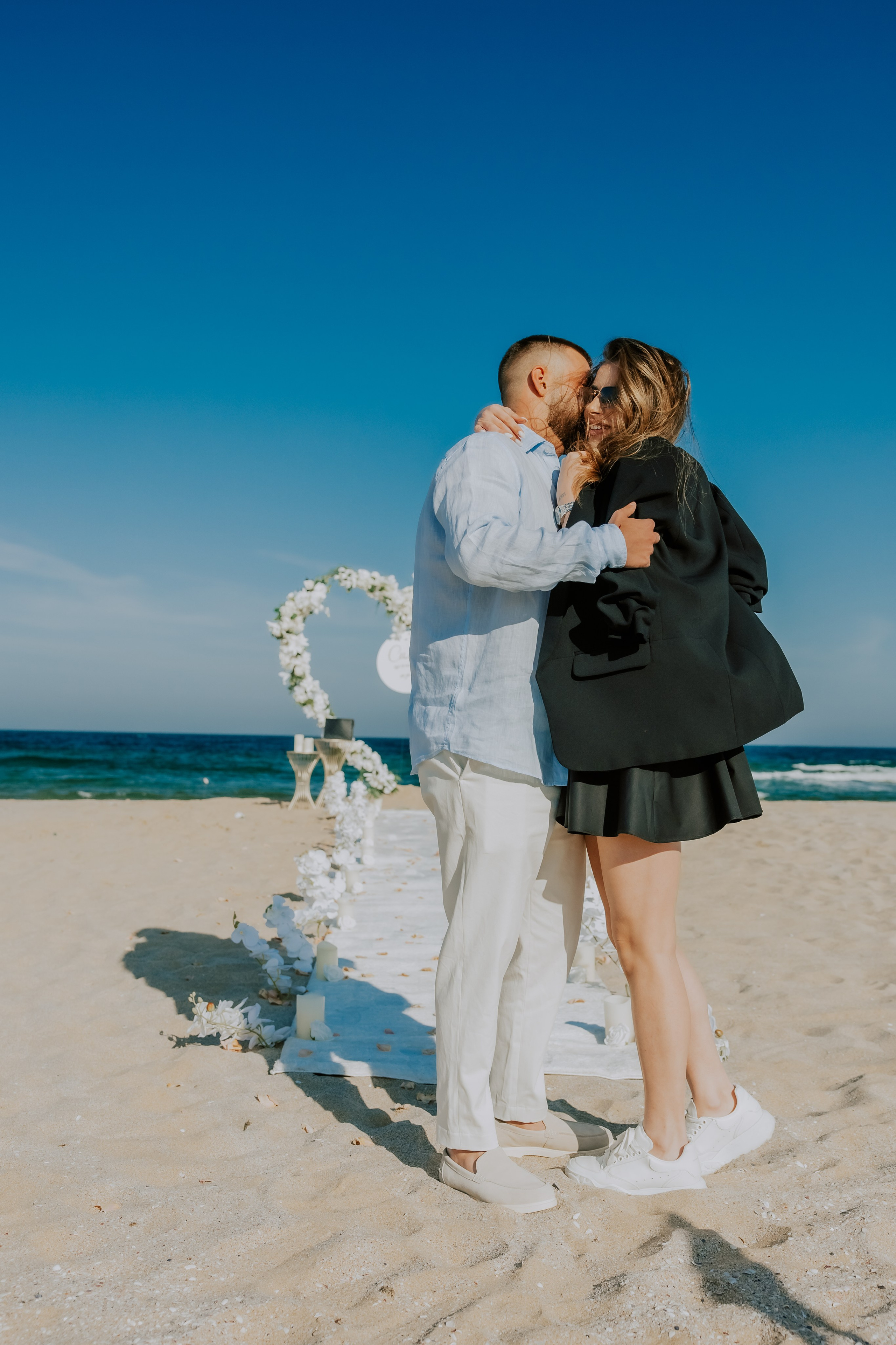 Годеж на плажа. Фотограф Ирина Йотова