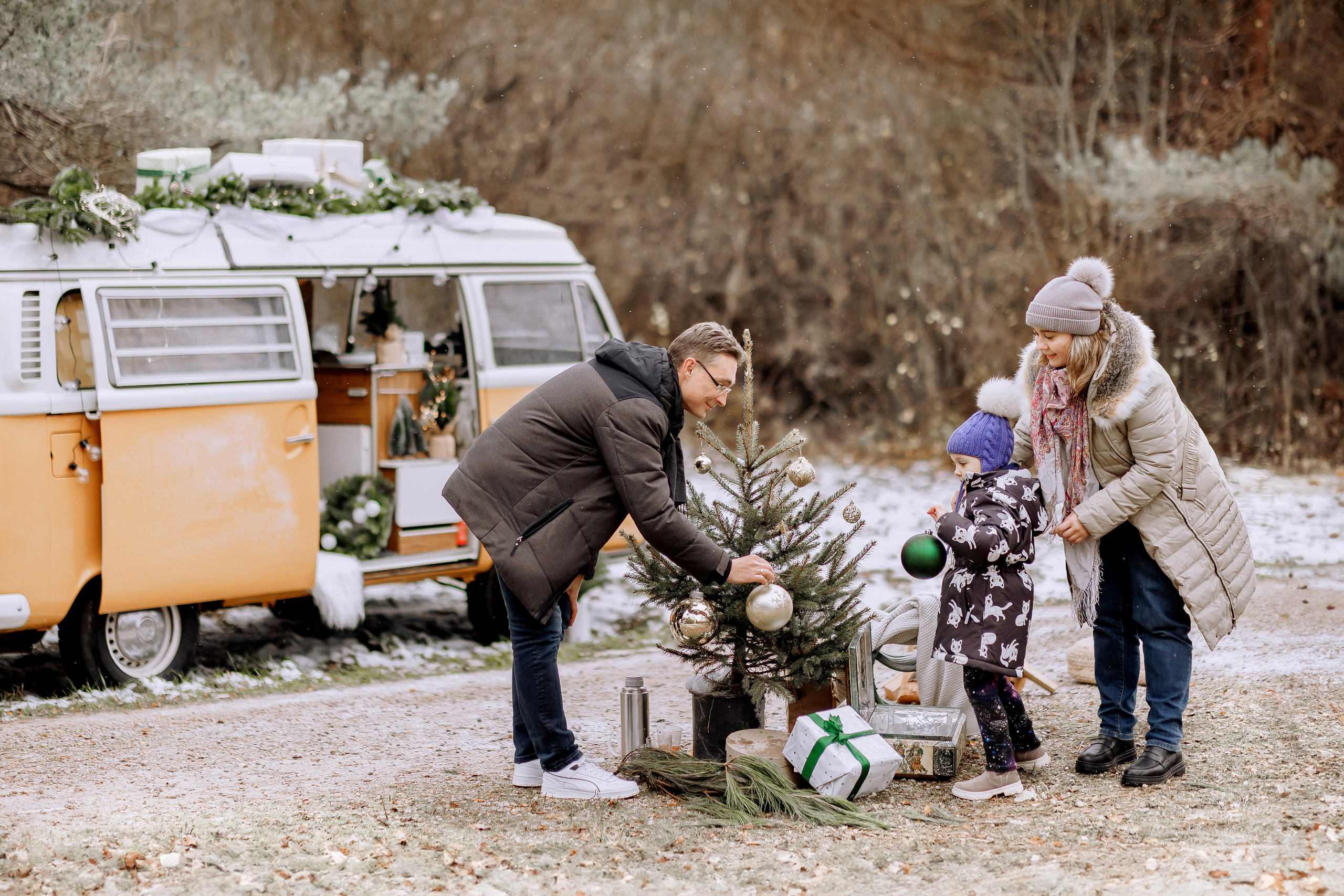 CHRISTMAS CAMPER. Family Fotografer in München und Umgebung