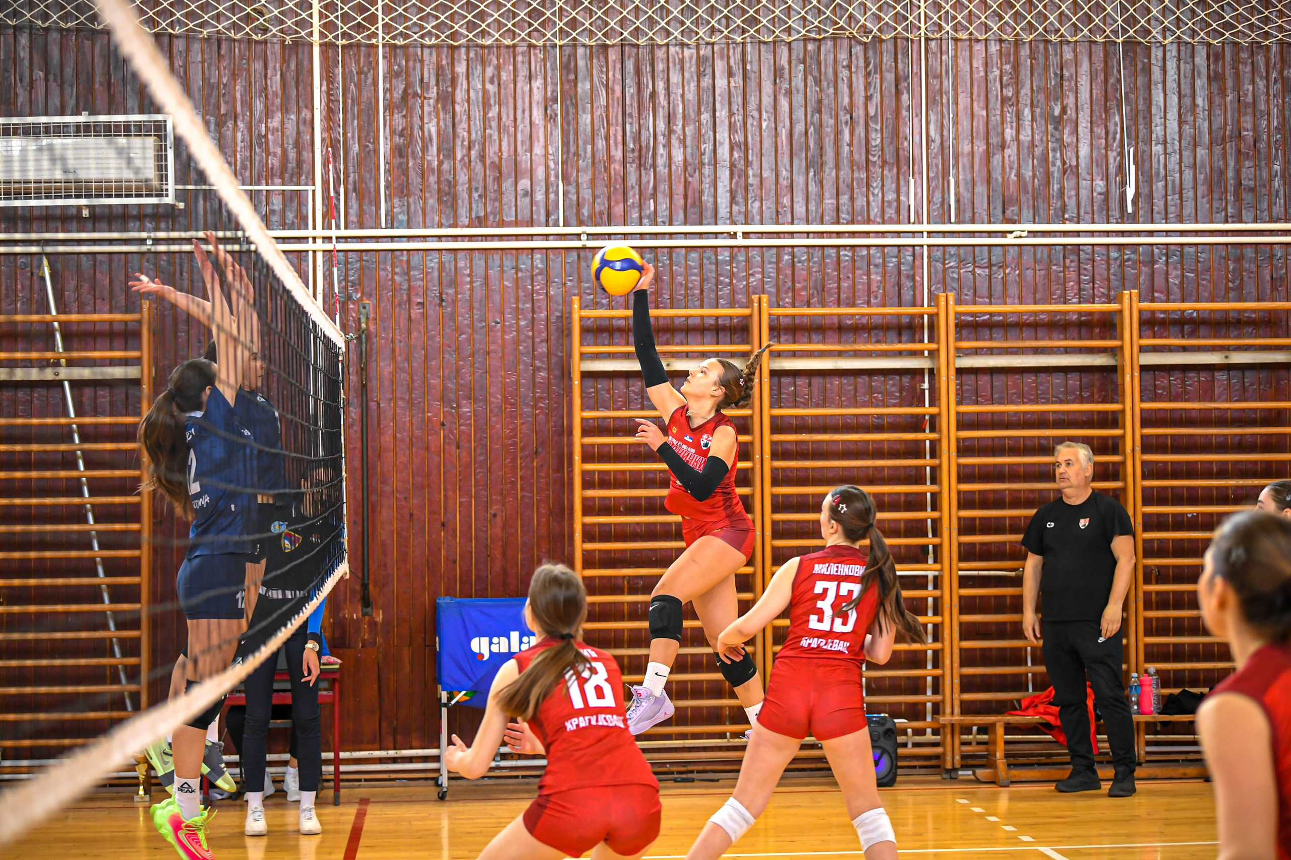 Odbojka 22.03.  Radnicki KG — BlockVolley JAG. Foto Simic Jagodina