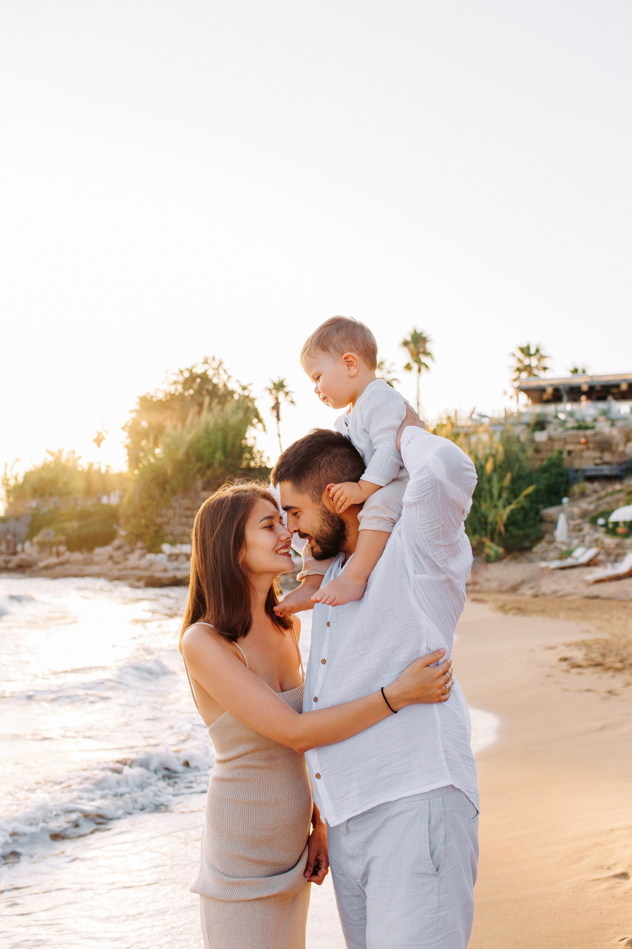 Семейная фотосессия на закате на пляже. Алсу Девели | Свадебный и семейный фотограф в Турции Алании, Алания, Аланья, Сиде, Белеке, Анталия