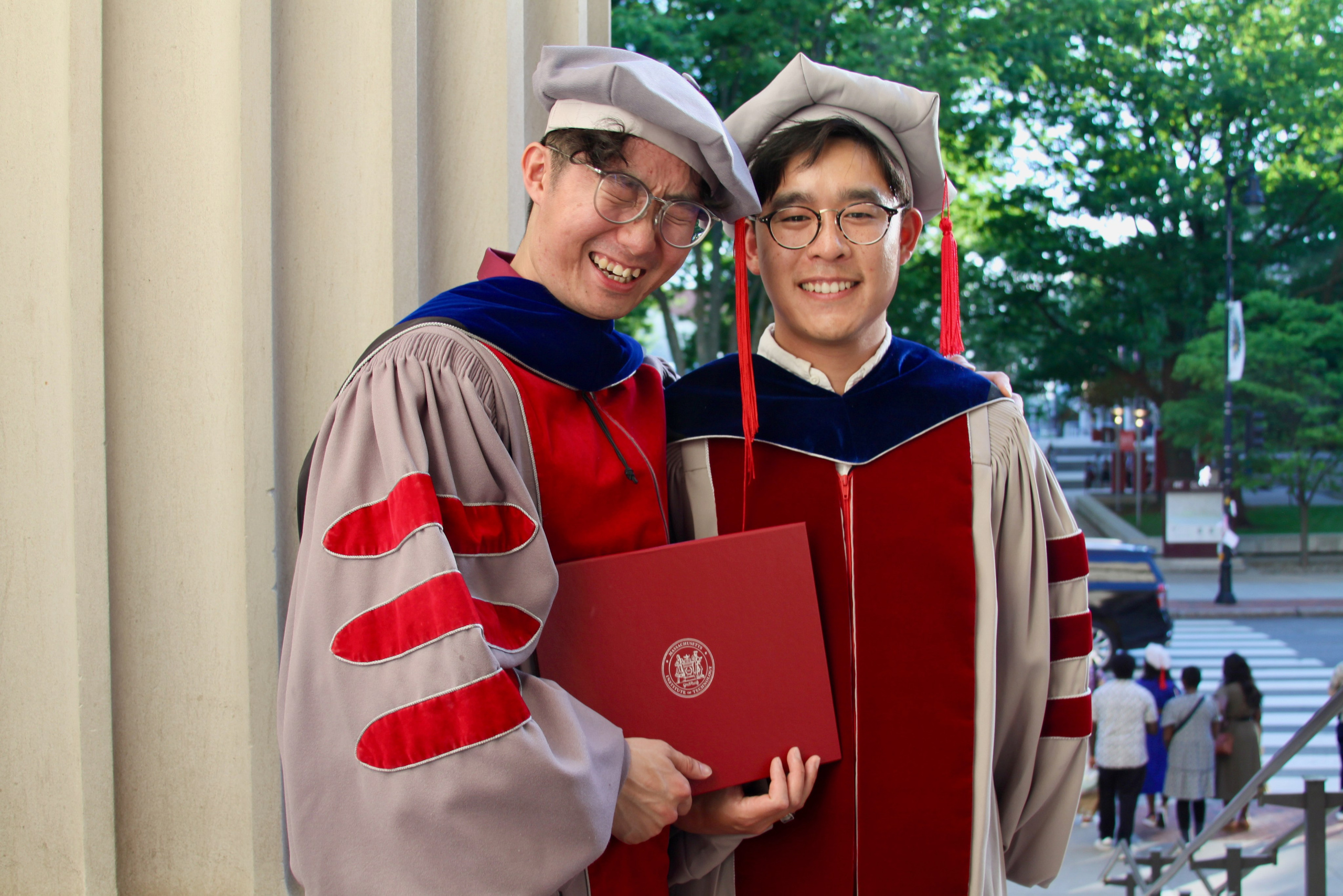 PhD graduation with Elton. Kelly Sang, graduation and portrait photographer in Boston