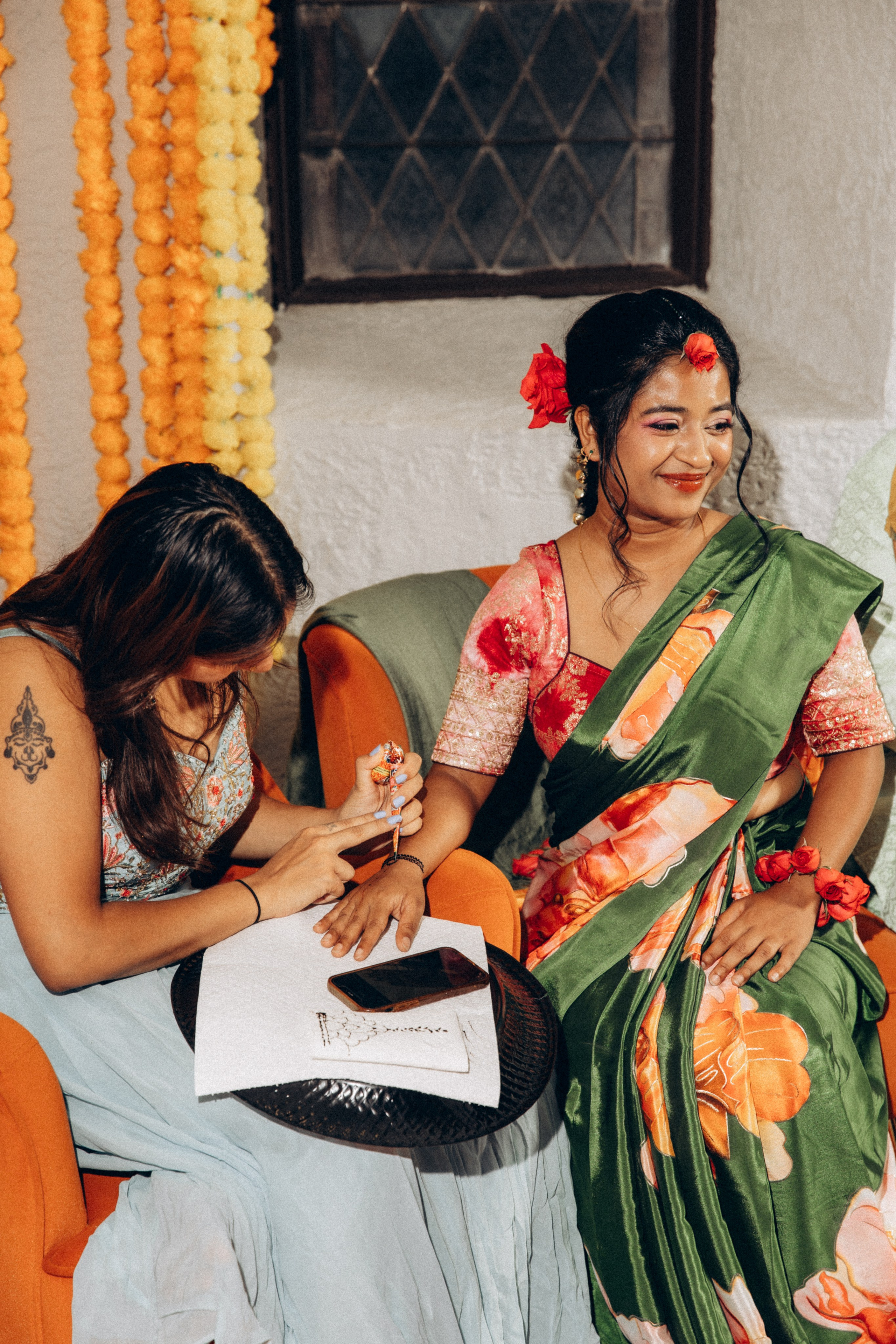 Haldi Ceremony for Two Brides | Multicultural Wedding Celebration in Boston