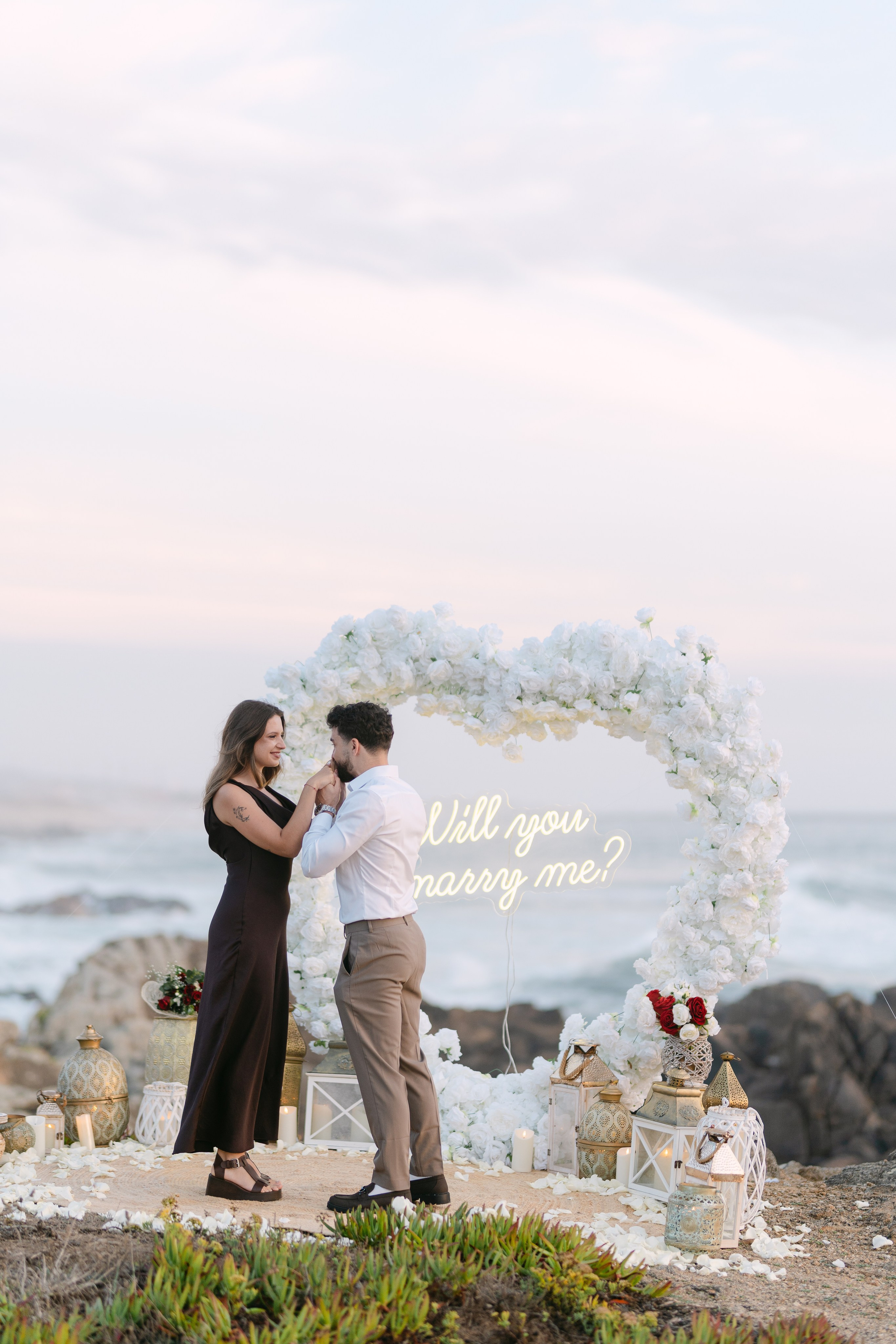 Wedding Proposal at the Beach. Davi Valente