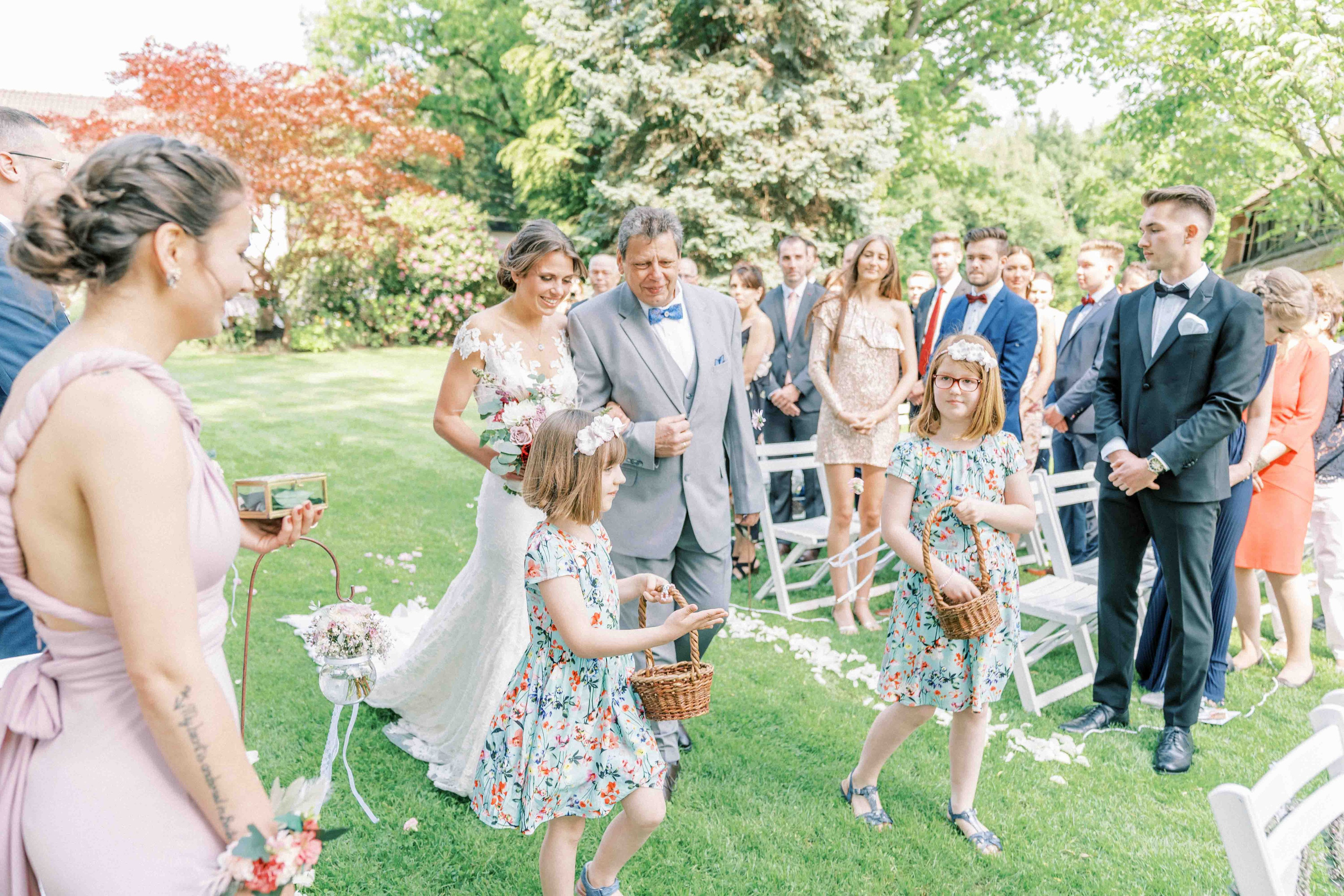 Einzug Braut freie trauung landhaus am see garbsen