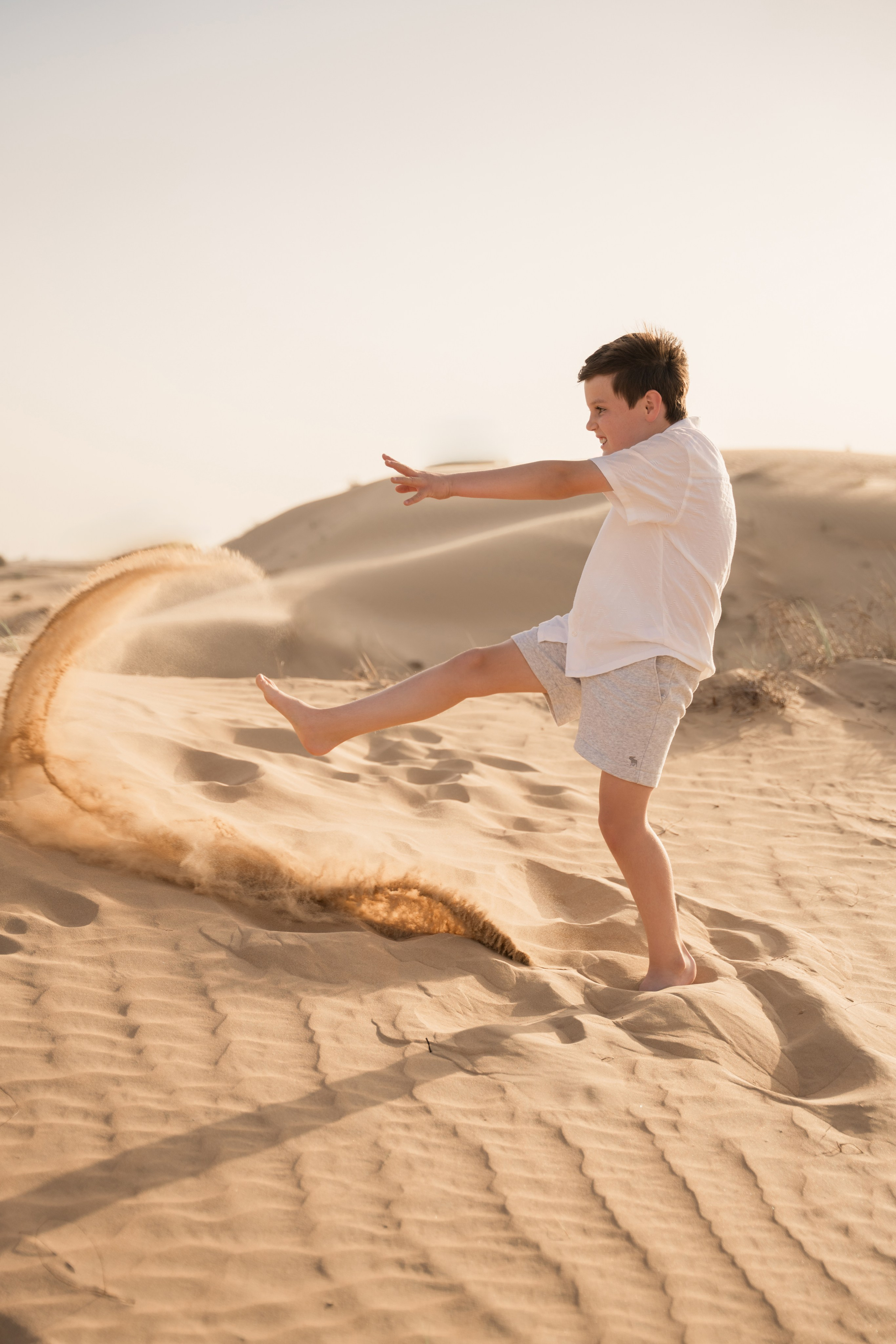 Desert run and fun!. Angela Iakovleva — Family Photographer in Dubai