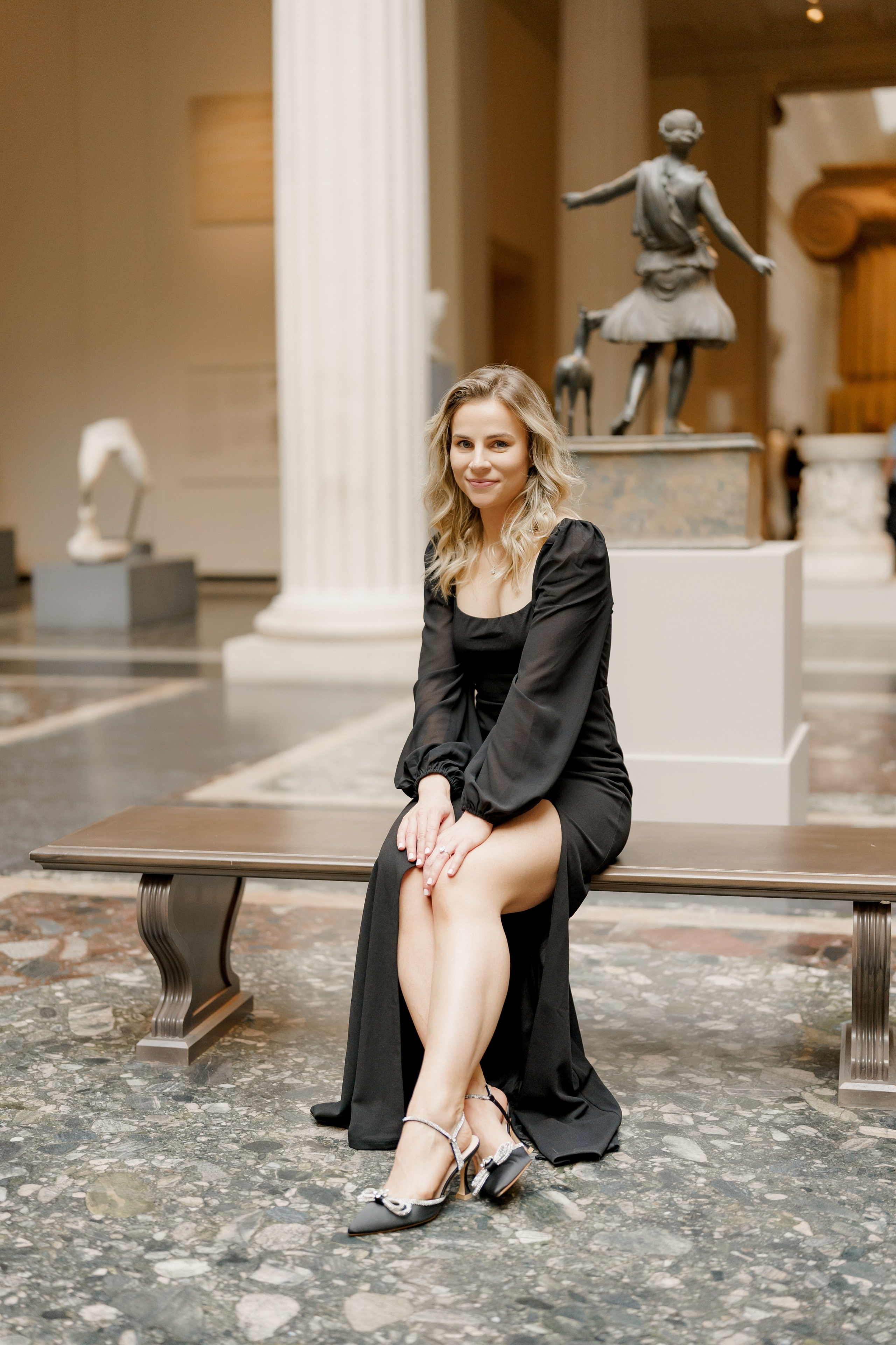 Caroline and Brendan’s Museum MET and Library Engagement Shoot. Wedding photographer and videographer New York | New Jersey