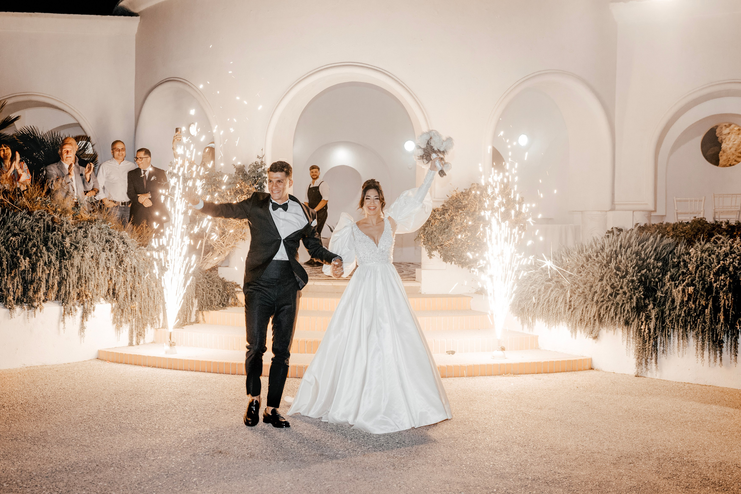 Bride and groom got married and are very happy. Rhodes Greece