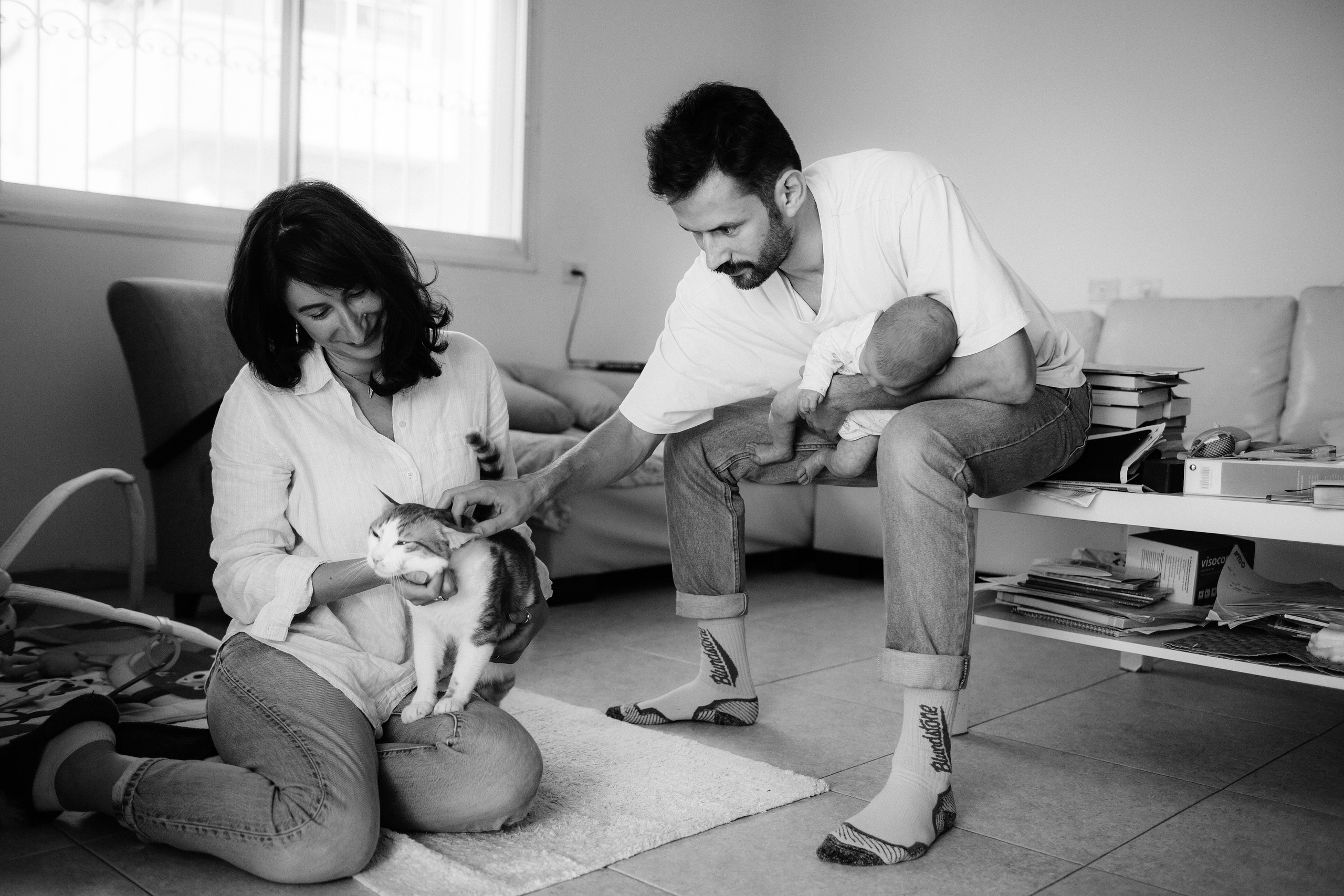 Sweet home / Ayala 3 month. Family photographer in Israel