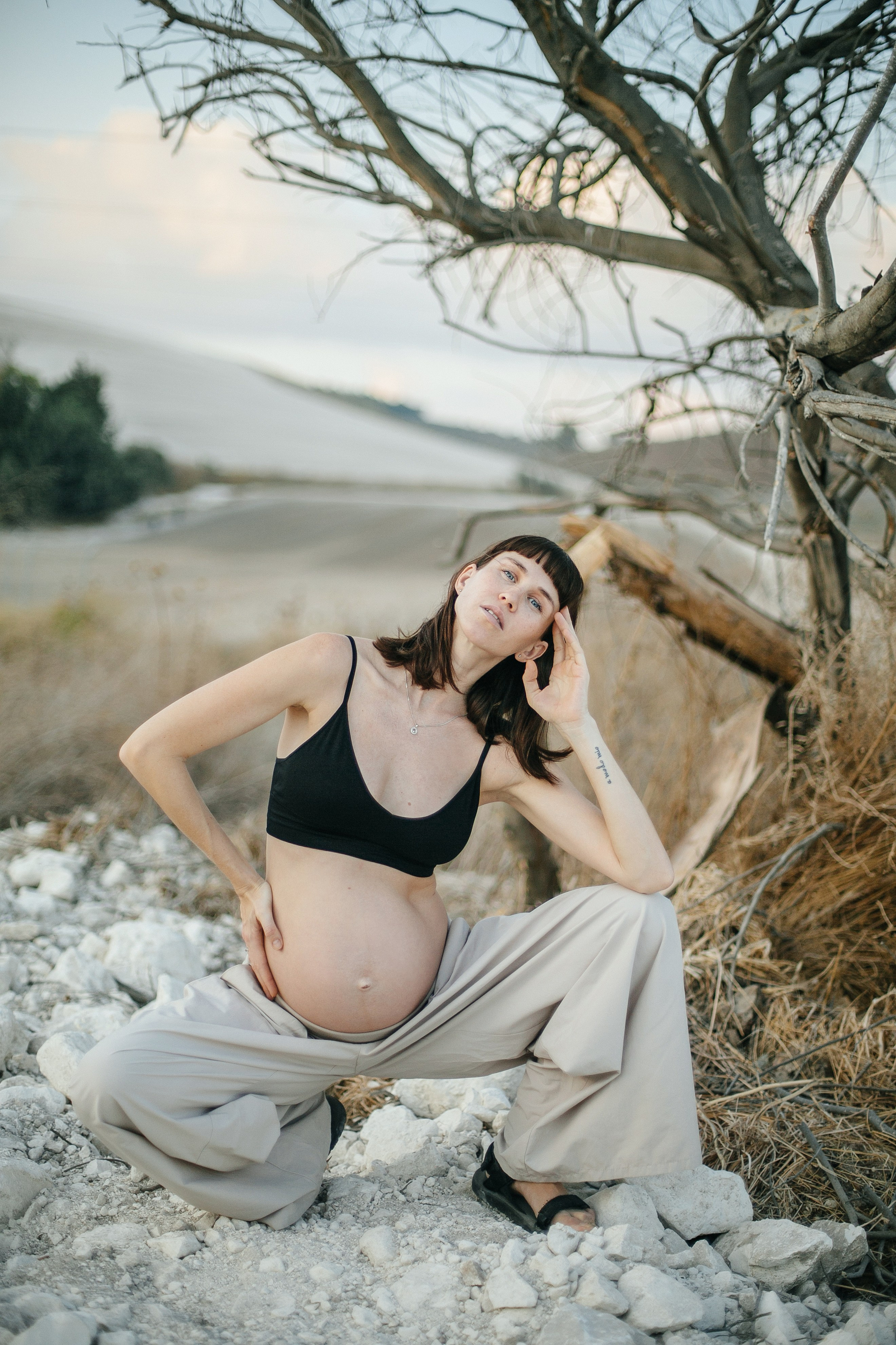 Kiryat Tivon field. Family photographer in Israel