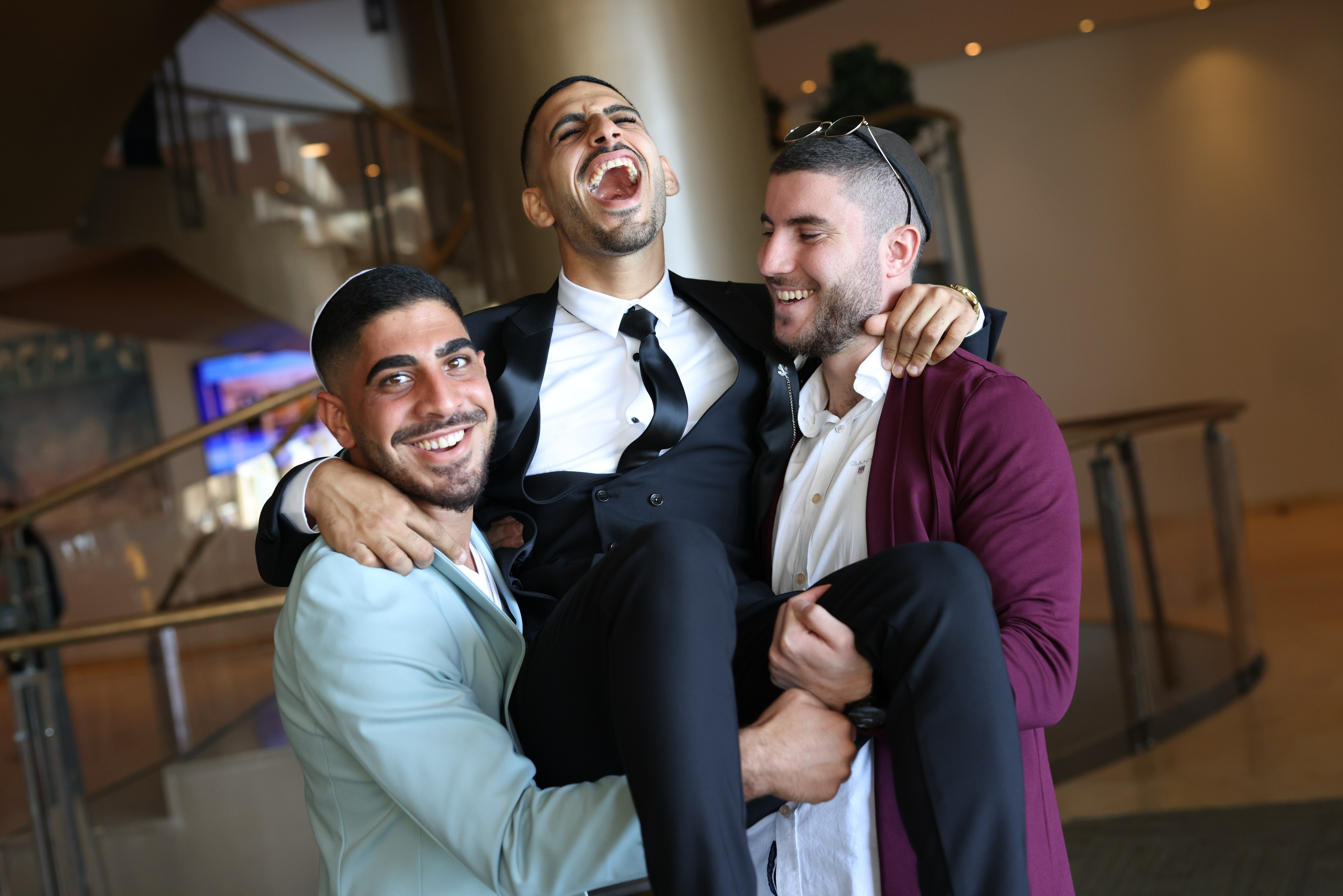 With friends. Daniel Danilov