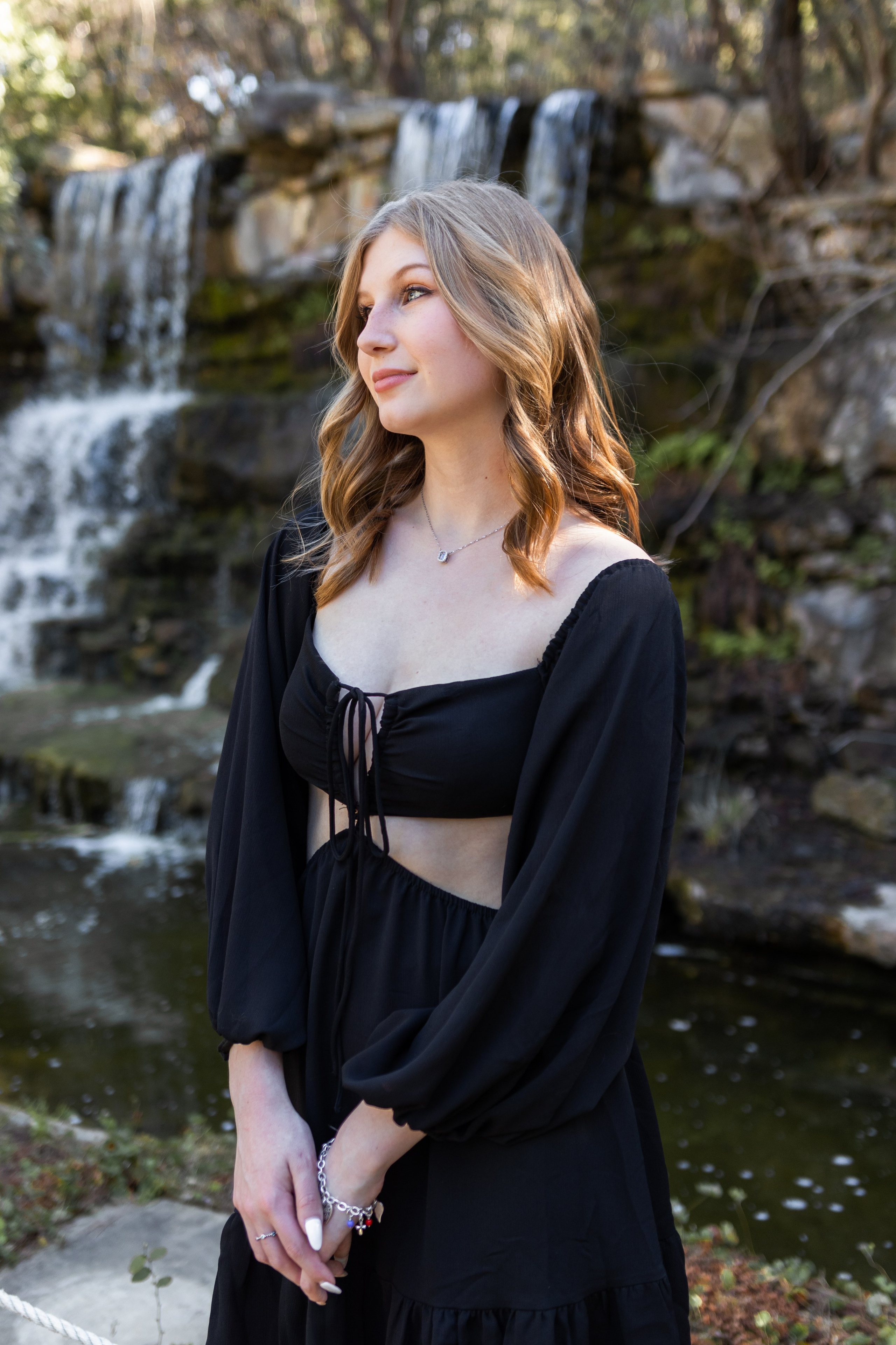 Raleigh’s graduation photoshoot at the Zilker Botanical Gardens