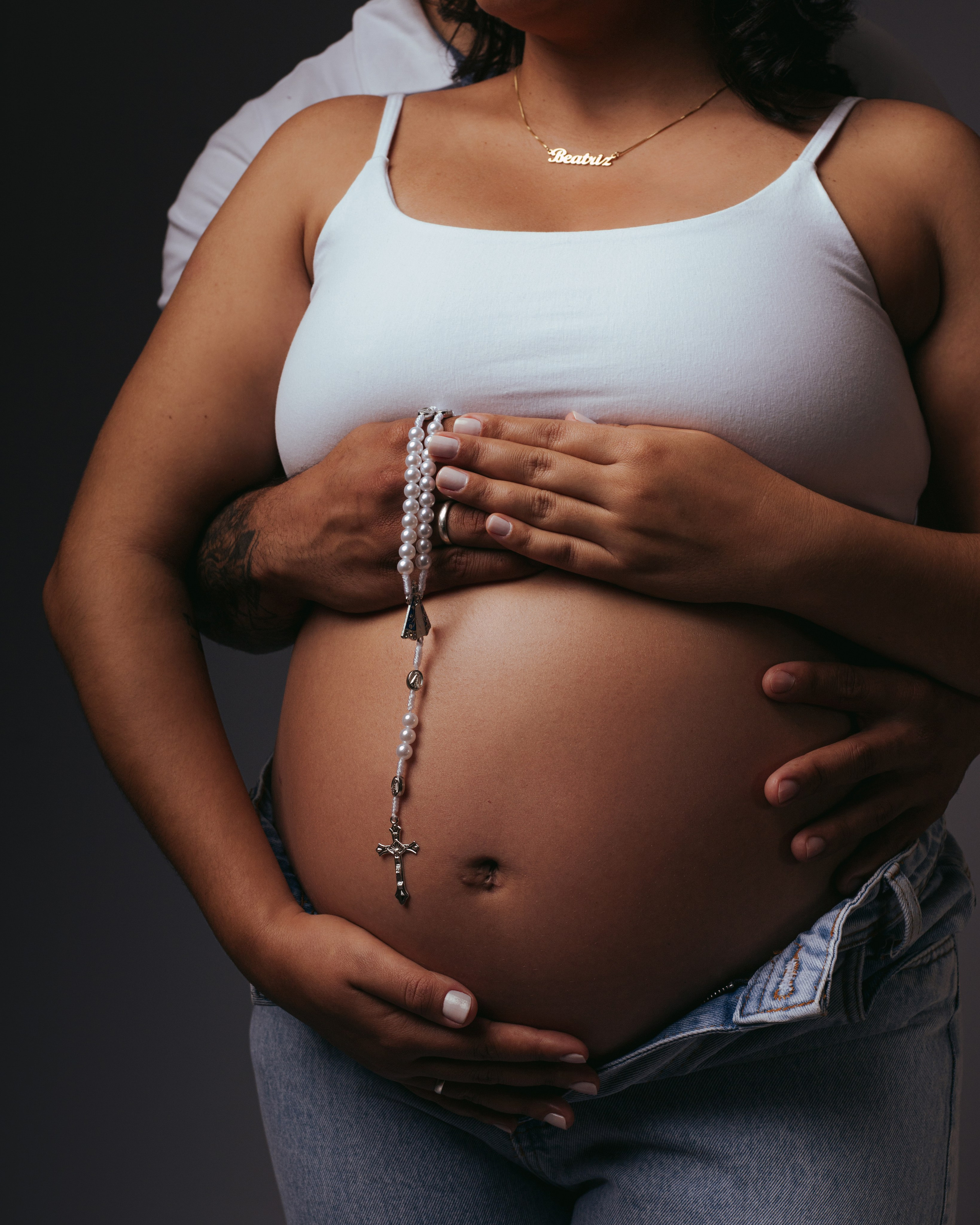 2025 | Beatriz — Gestante — Estudio. Denis Damasceno | Fotografia