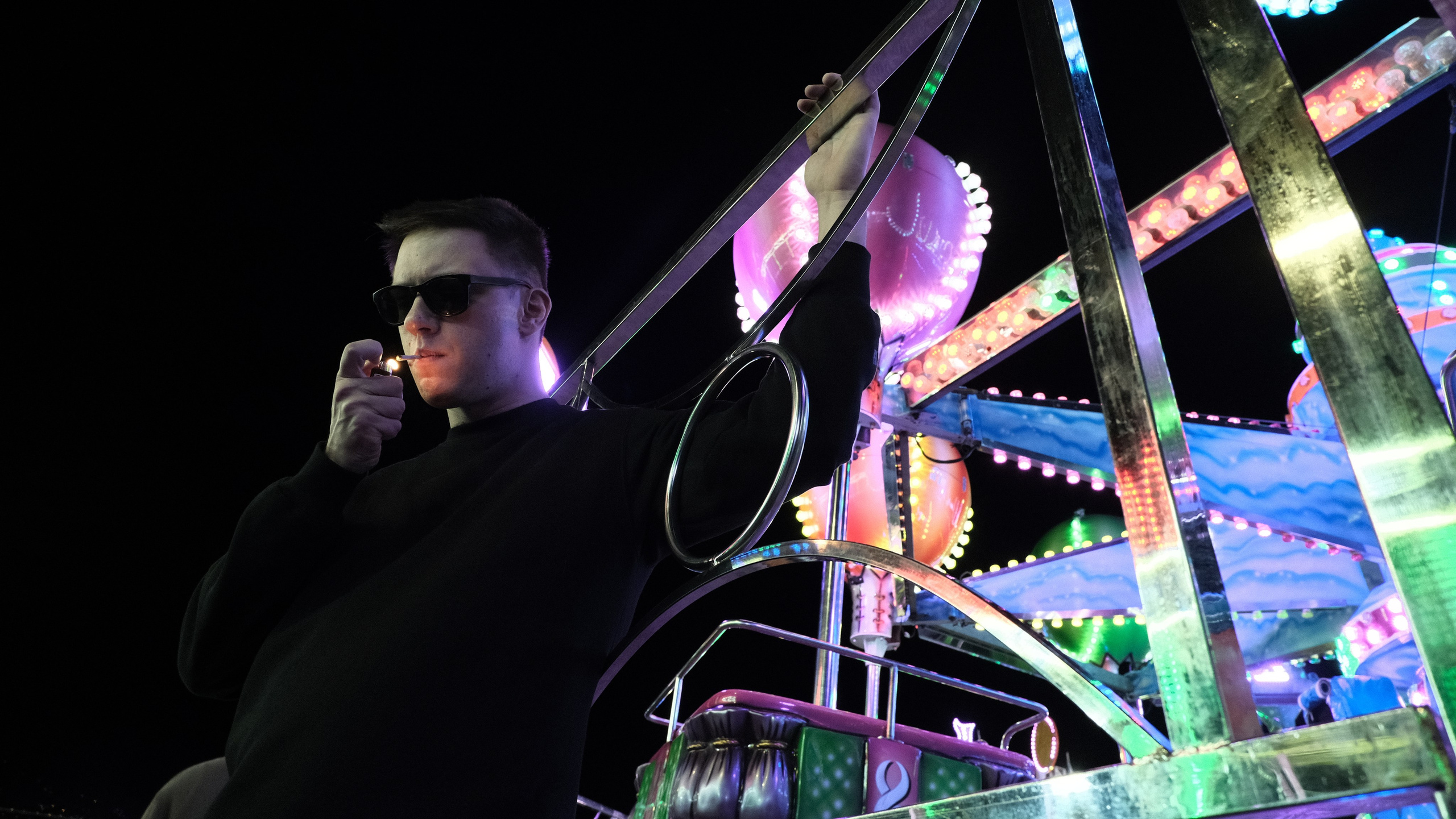 Funfair in Funchal. Portrait photographer in Madeira — Marina Shtukina