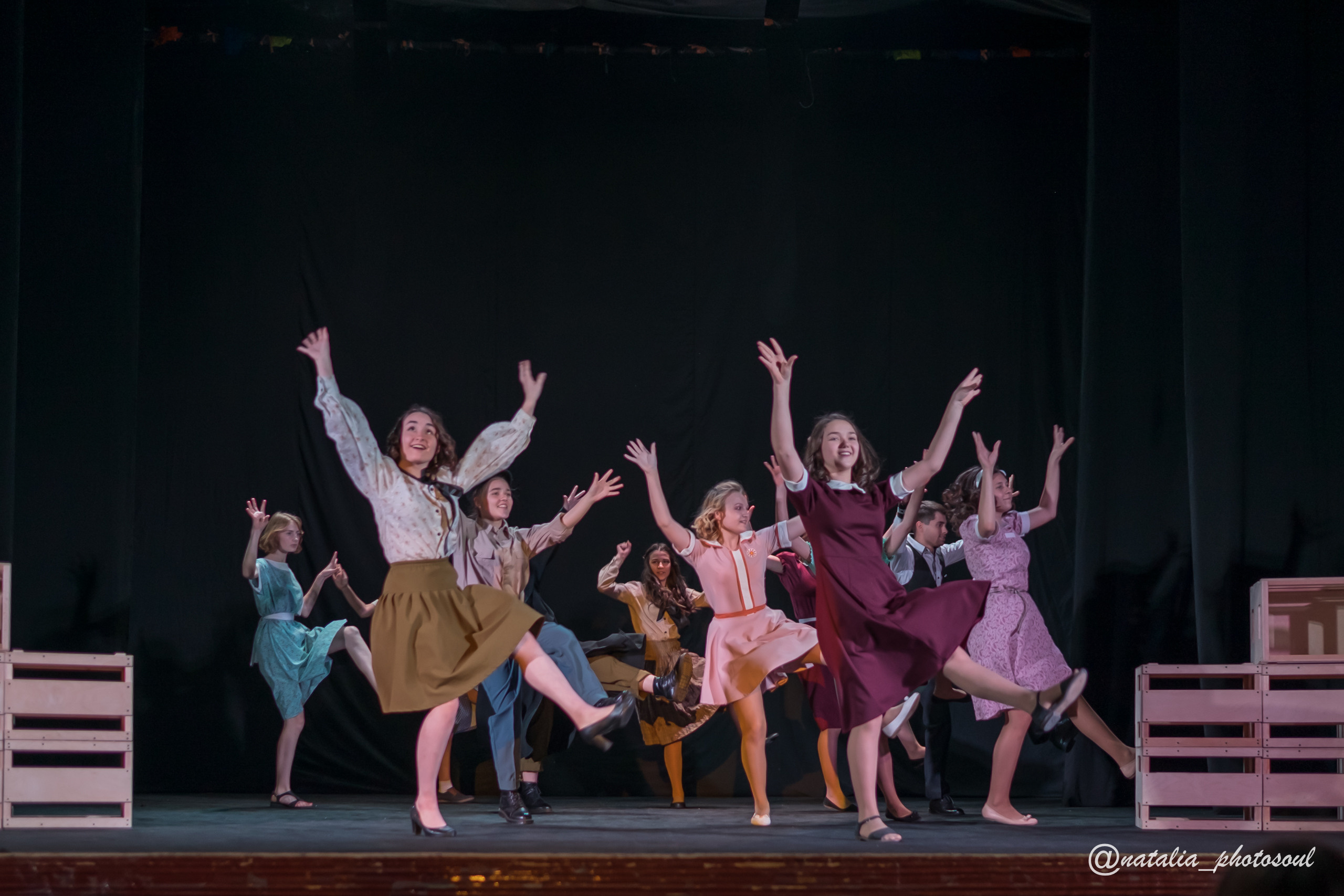 Performance “Our Town” School and Theater “Artist”. Photographer in Seoul Dobrokvashina Natalya