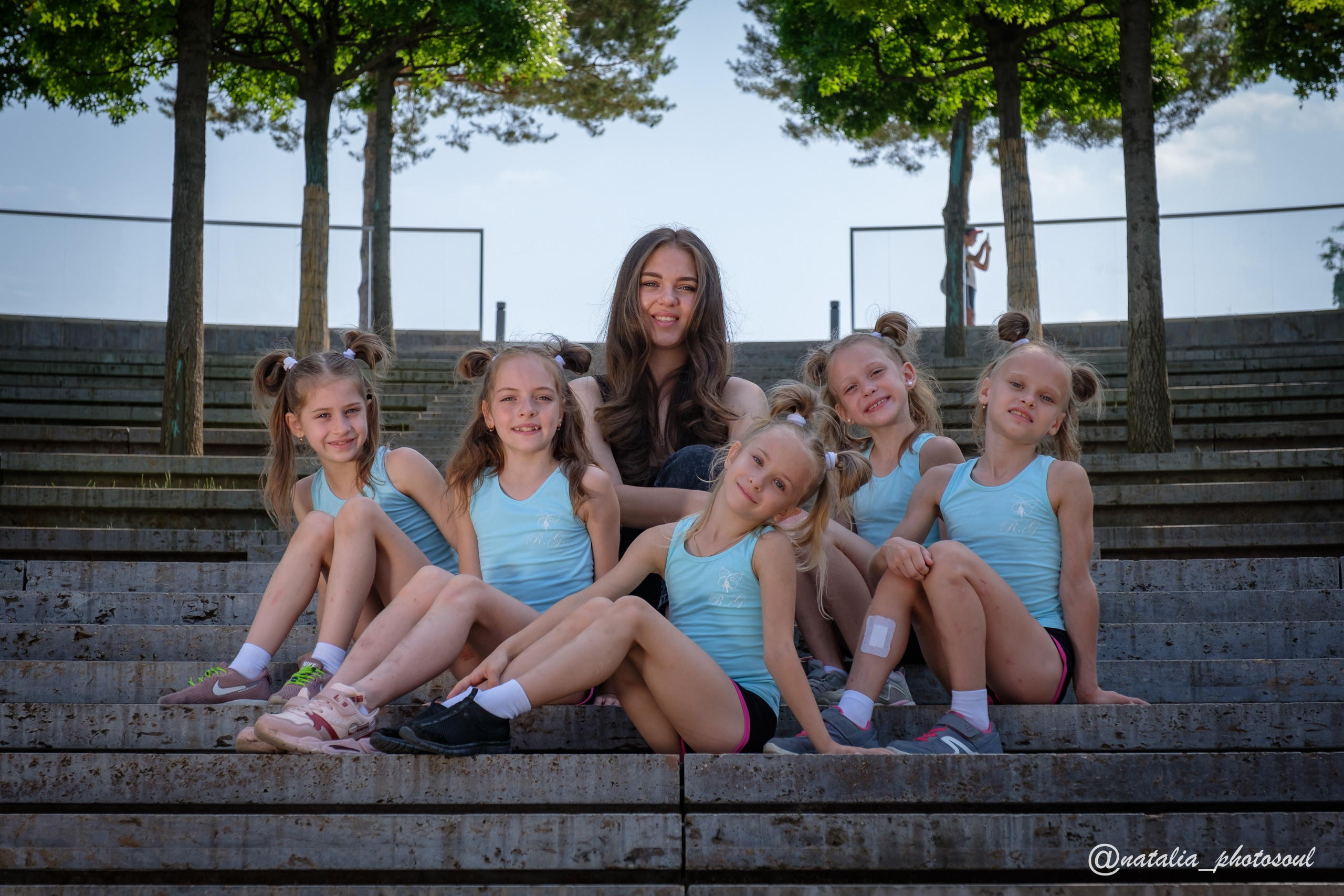 Children’s photo session in the park. Photographer in Seoul Dobrokvashina Natalya