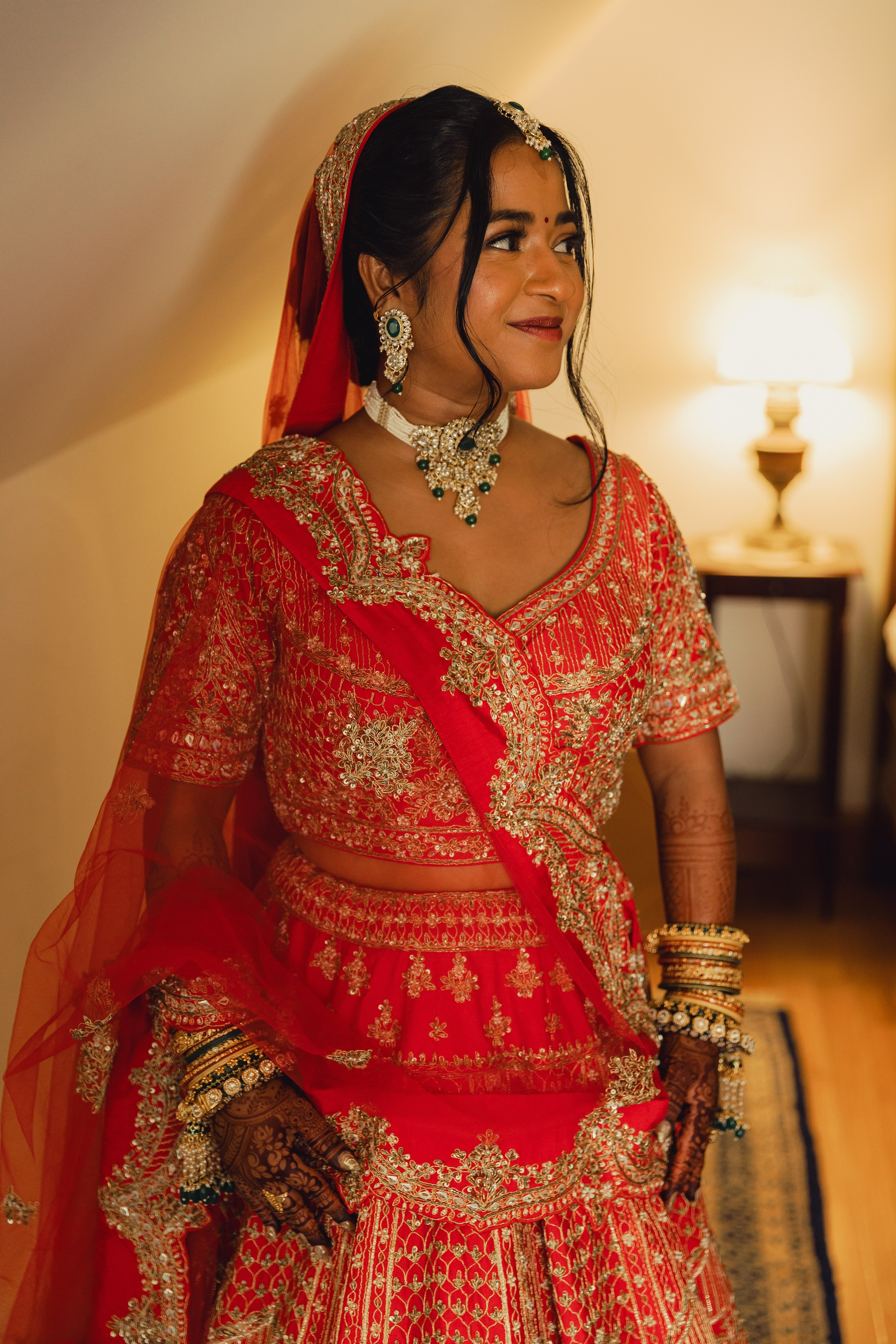 Two-Bride Multicultural Wedding in New Hampshire | Haldi & Nikah