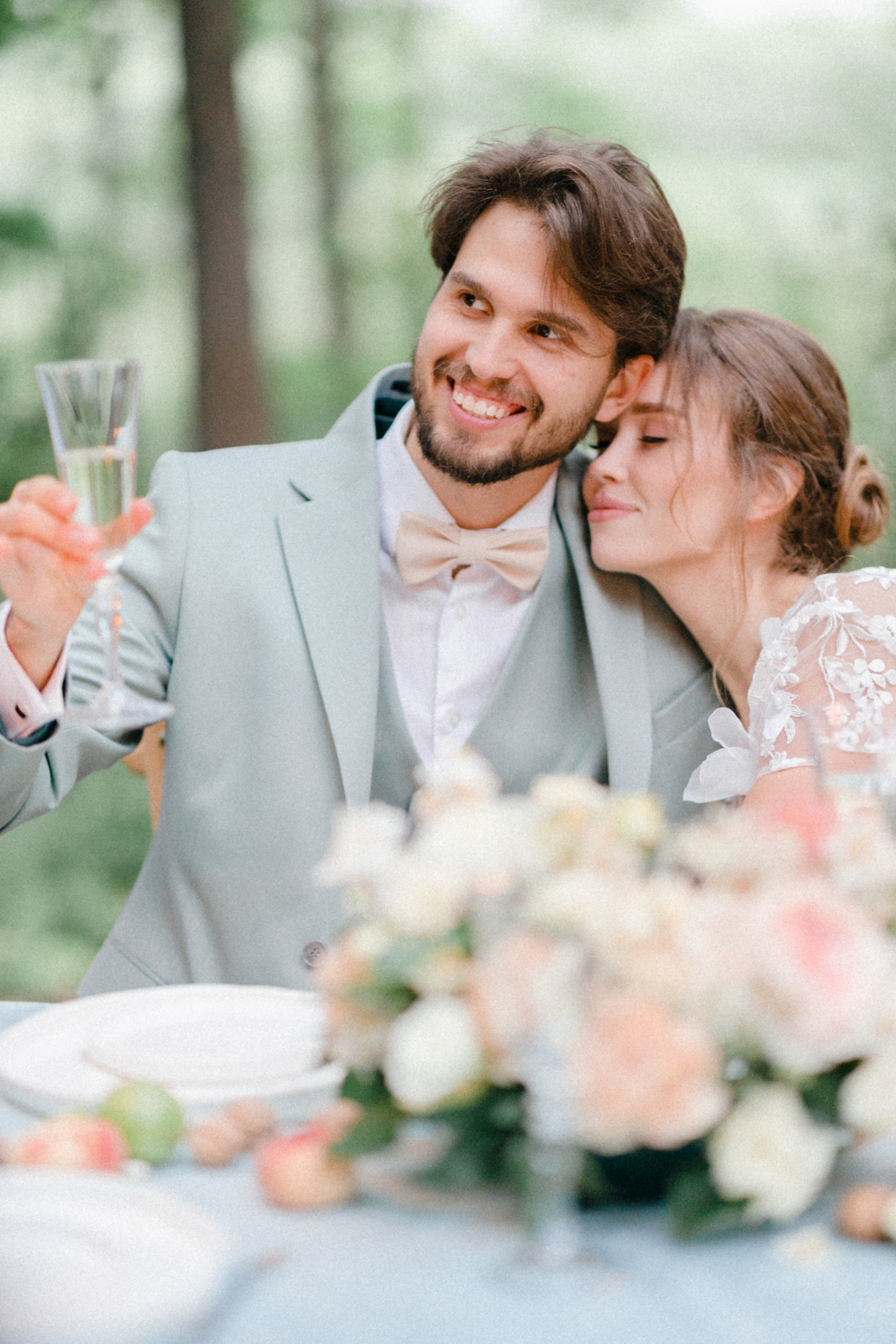 MINT WEDDING. Family photograph in Munich Anastasia Vorobtsova