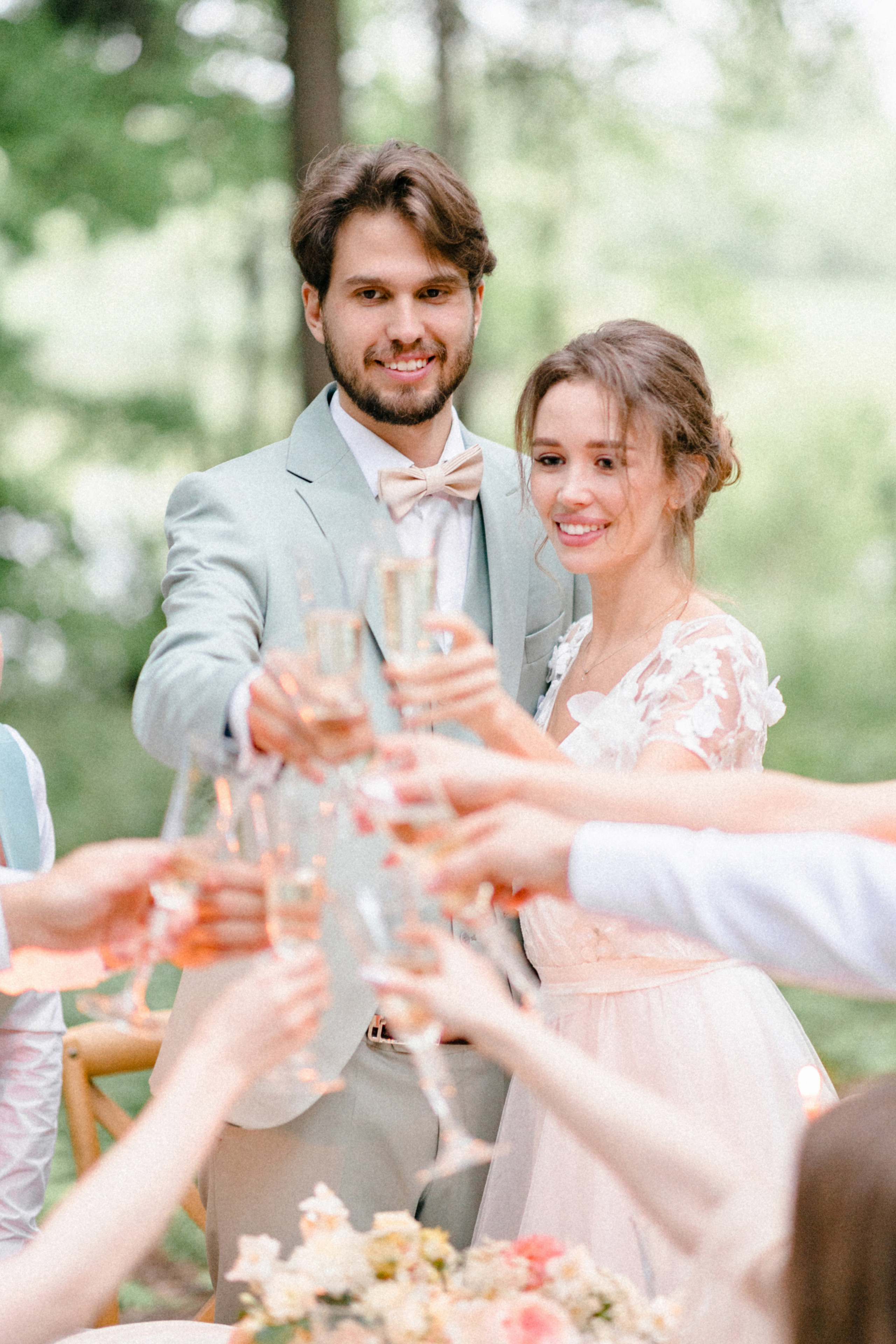 MINT WEDDING. Family photograph in Munich Anastasia Vorobtsova