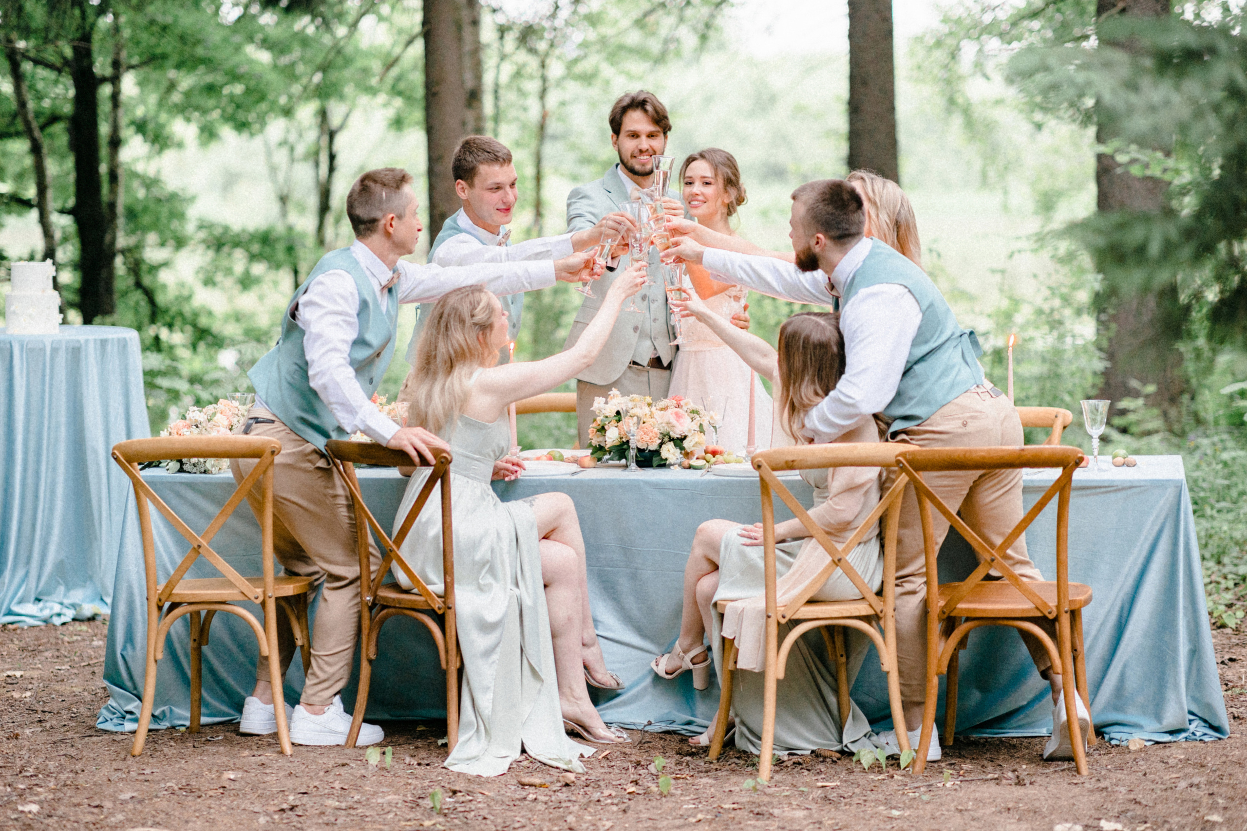 MINT WEDDING. Family photograph in Munich Anastasia Vorobtsova