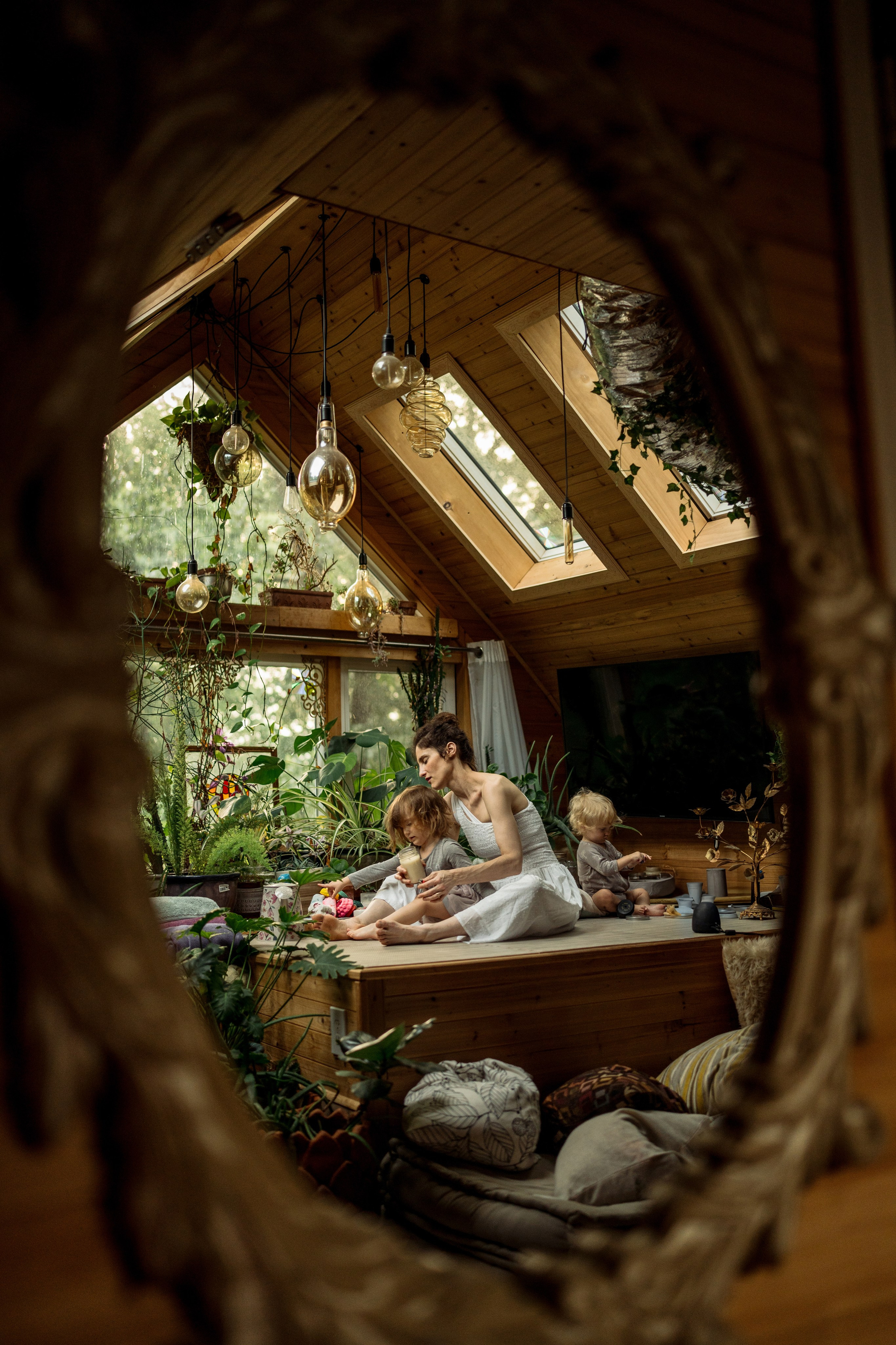 Avigail, Maya, Ben. At home. Wedding and family photographer and videographer PA, NJ, NY, DE, MD