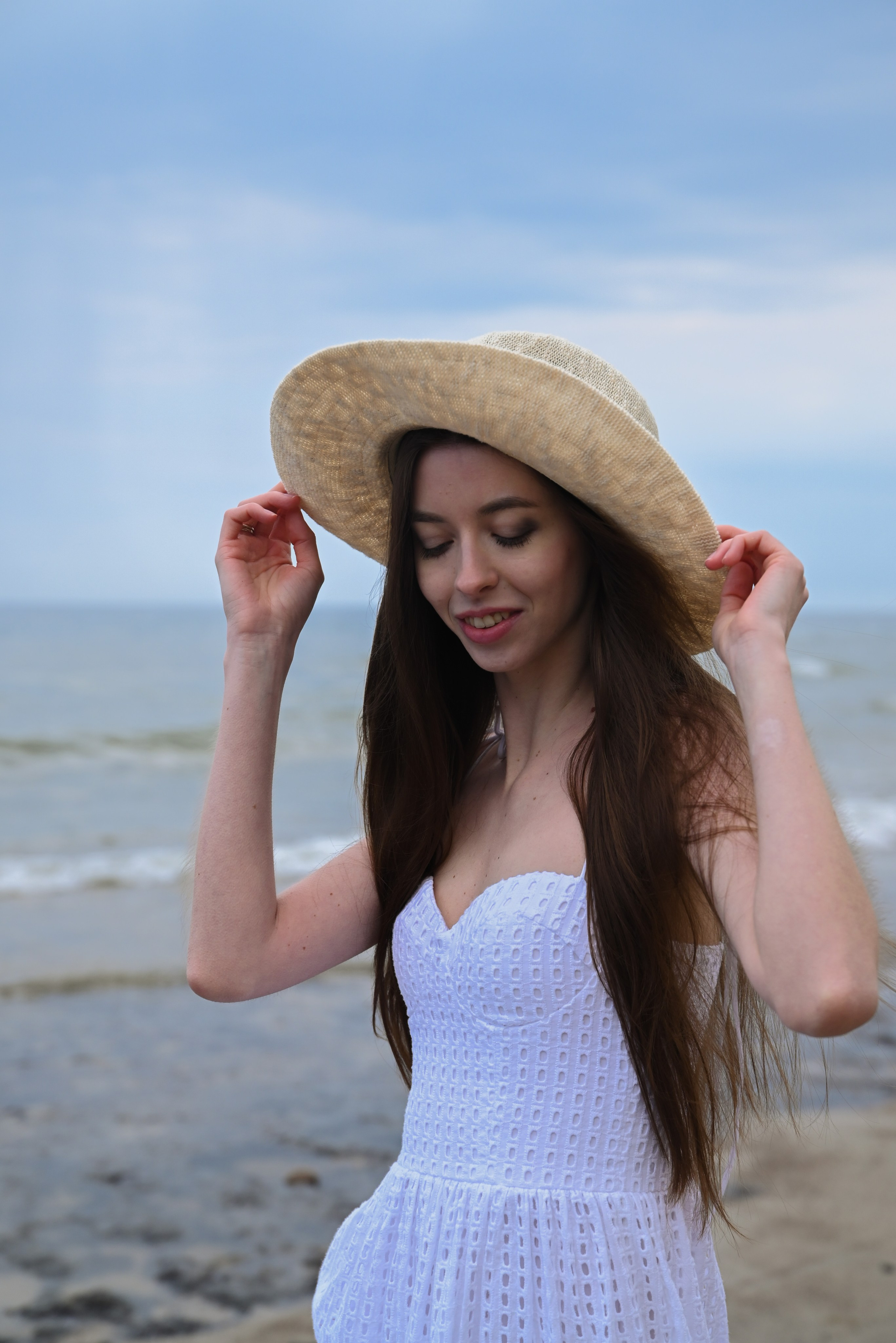 Love photography story on the riva of the see