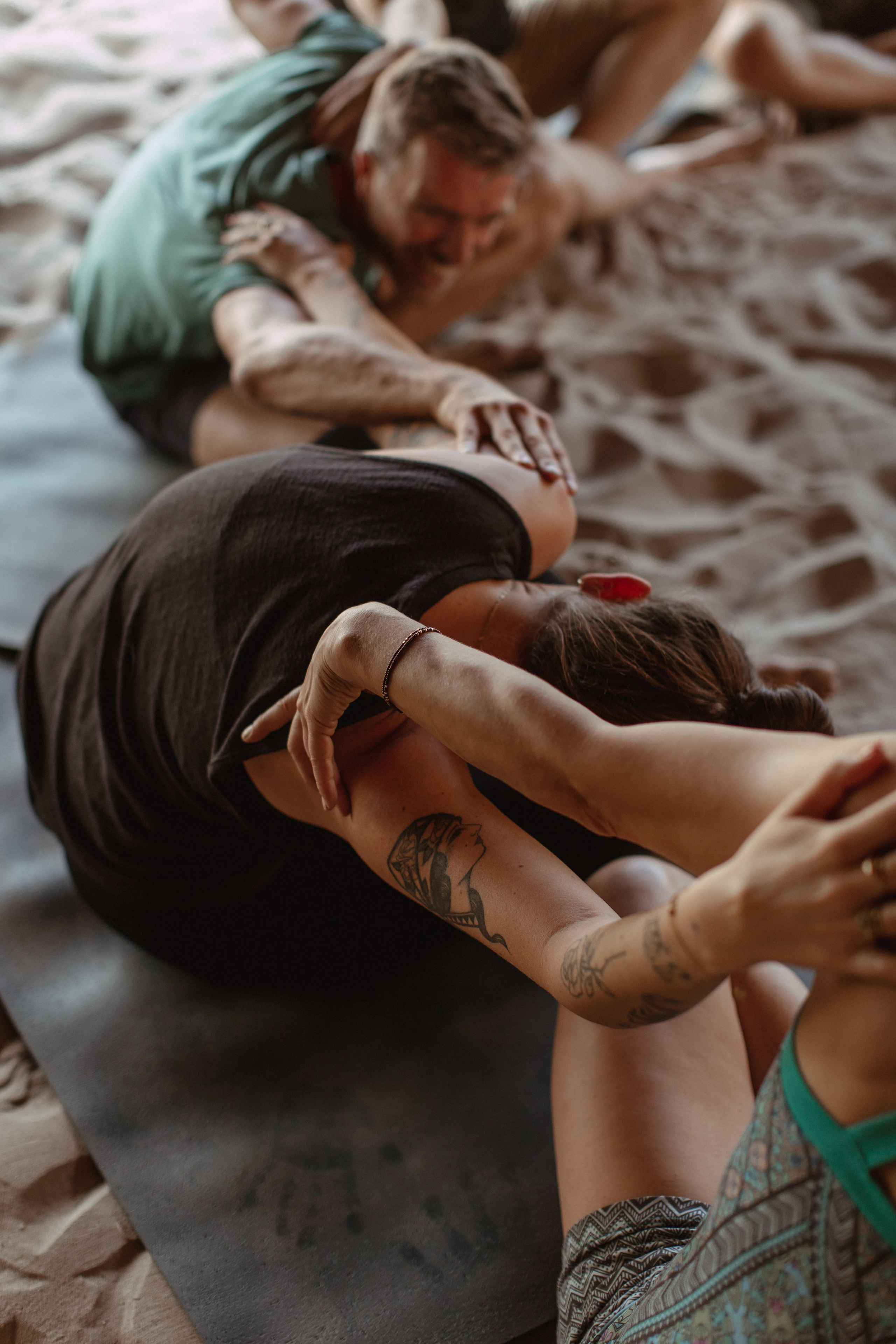 Reportage in camping. True self