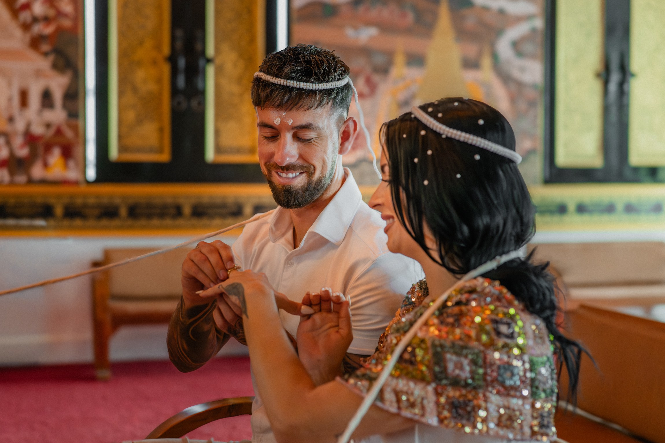 Georgia and Ben. Буддийская свадебная церемония на Самуи, Таиланд