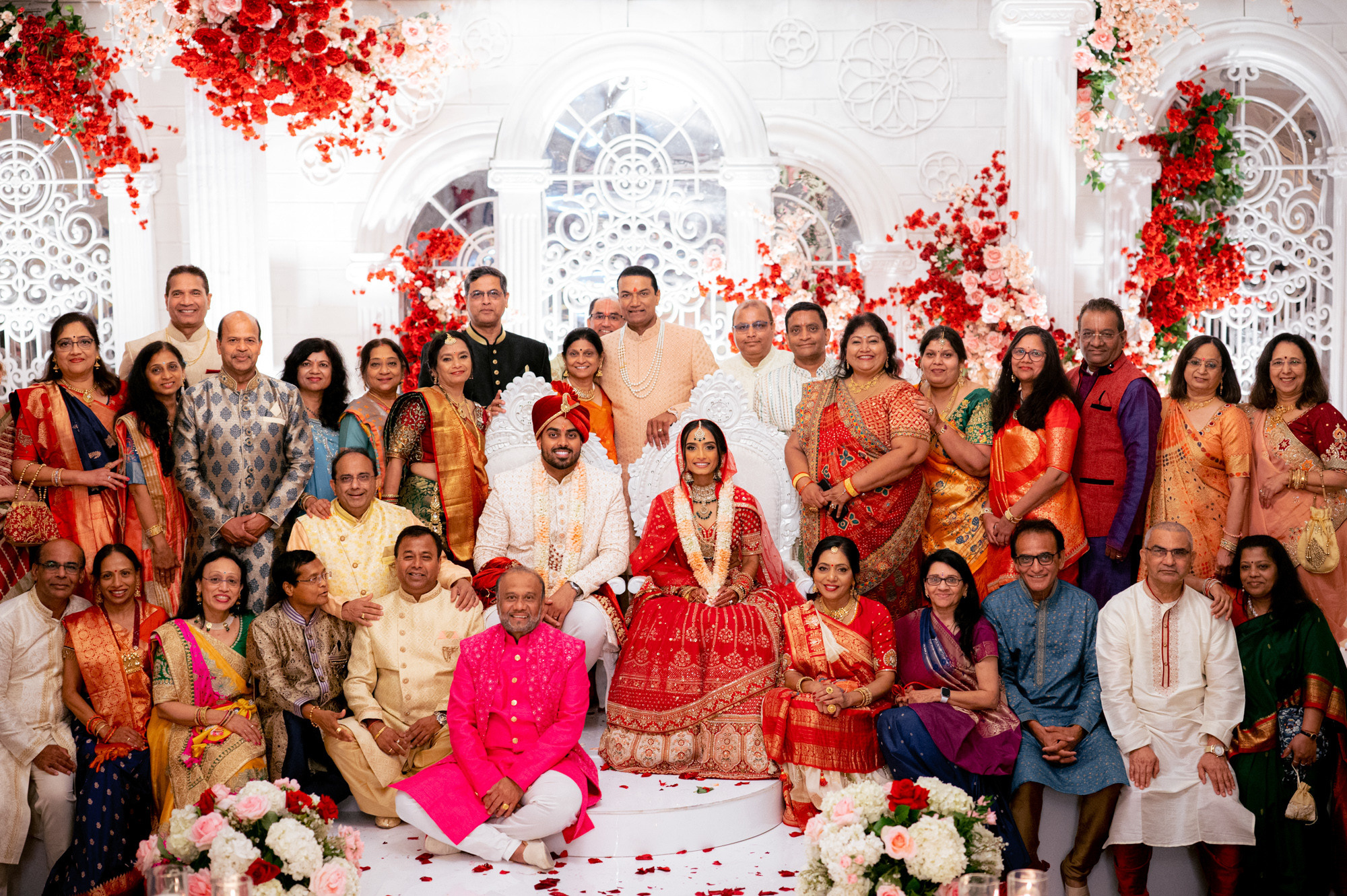 a group of people posing for a picture