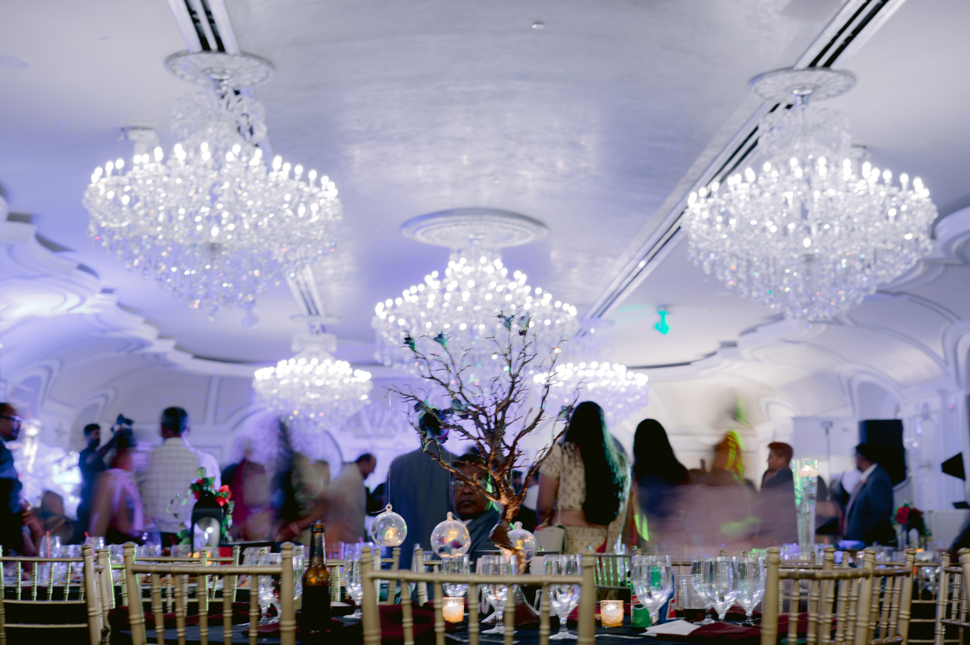 a wedding reception at the ri