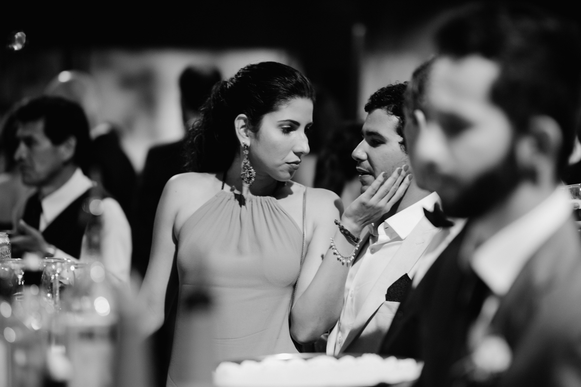 a man and woman are at a table