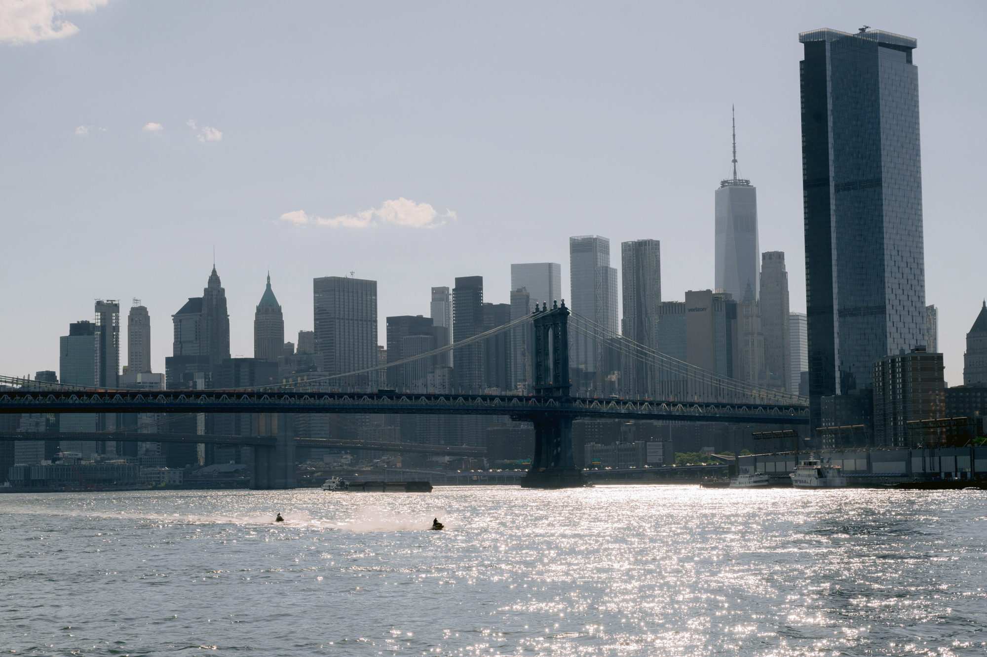 a bridge over the water