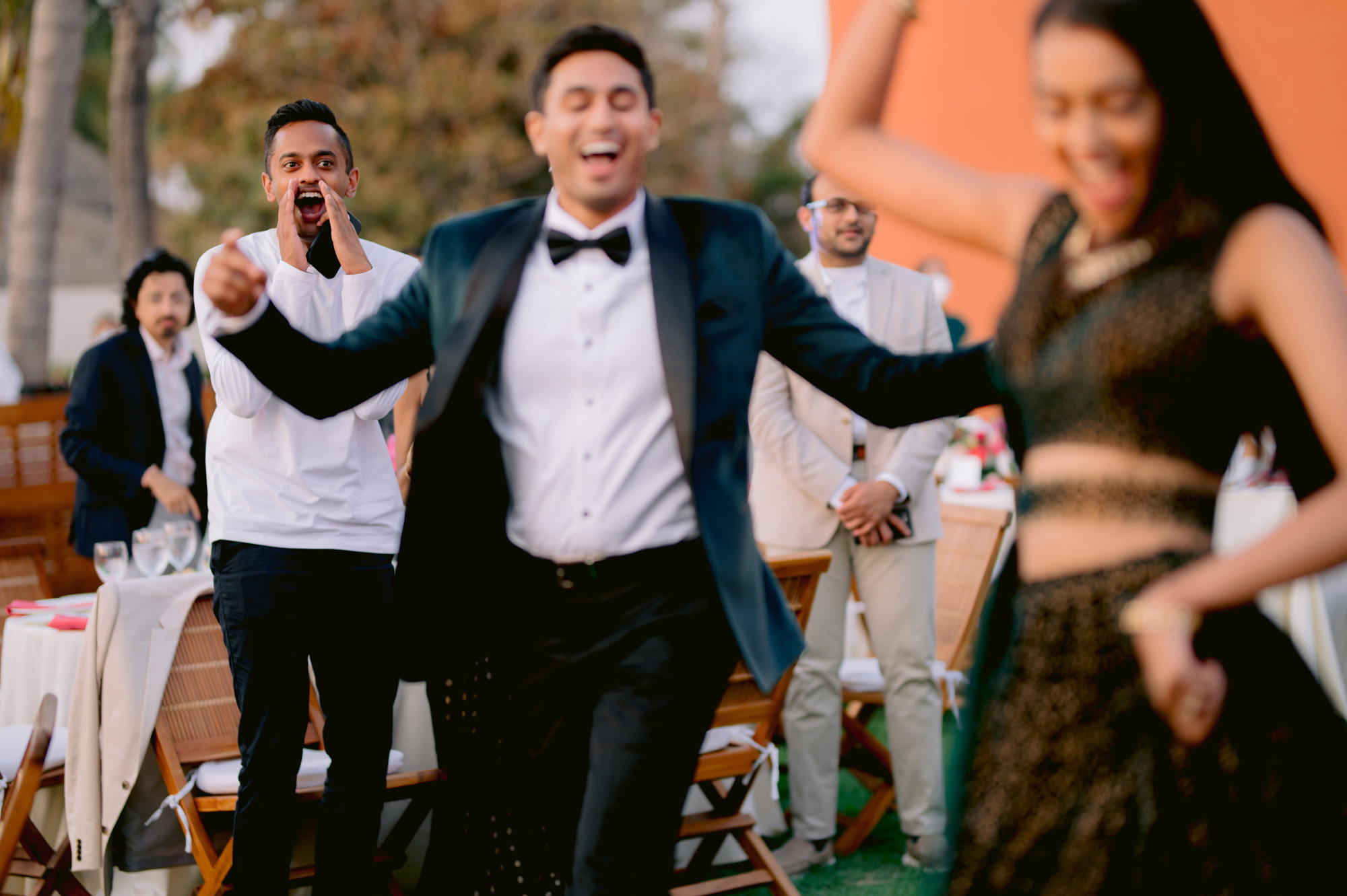 a man in a tuxed suit