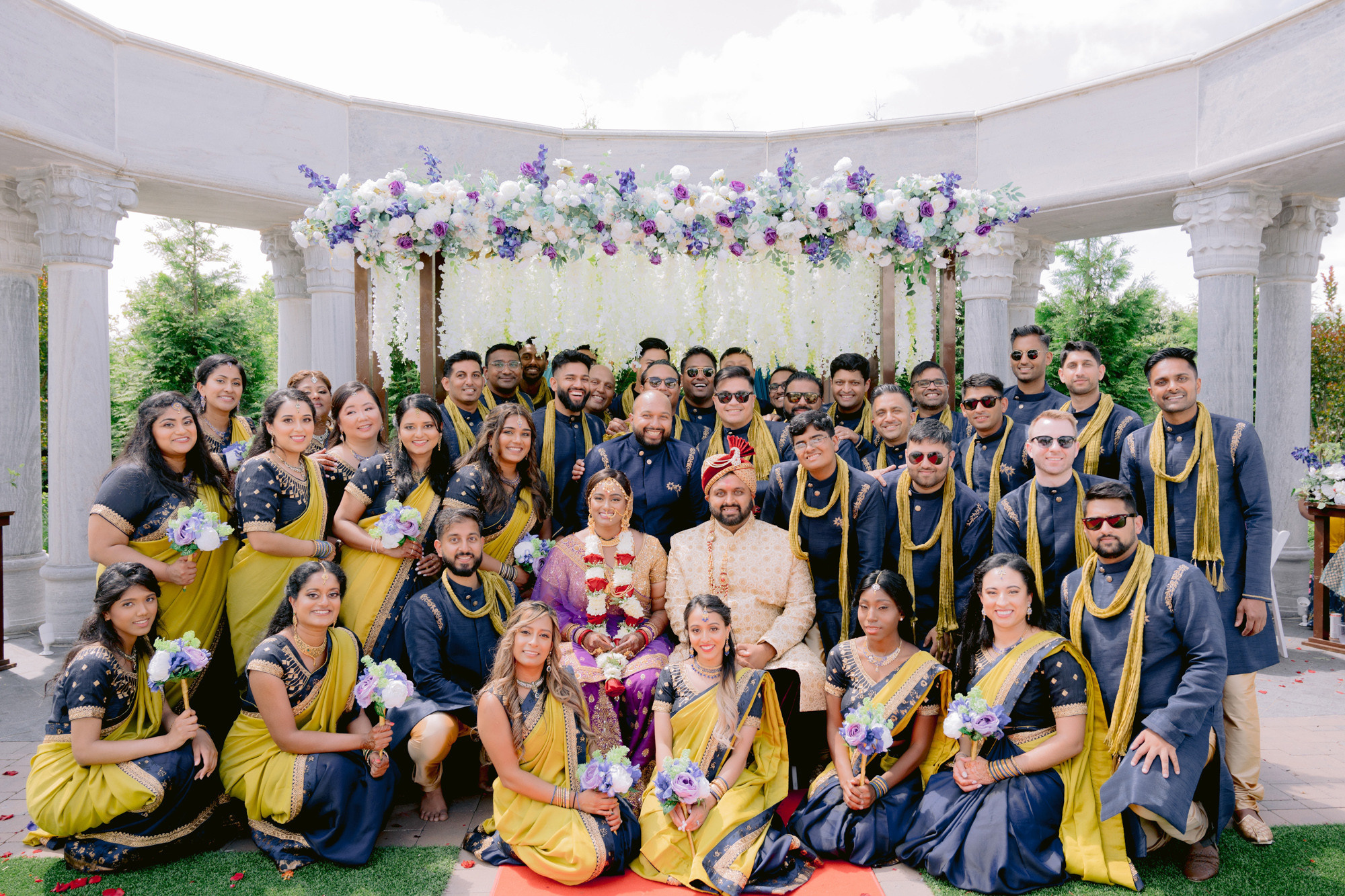 a group of people posing for a picture
