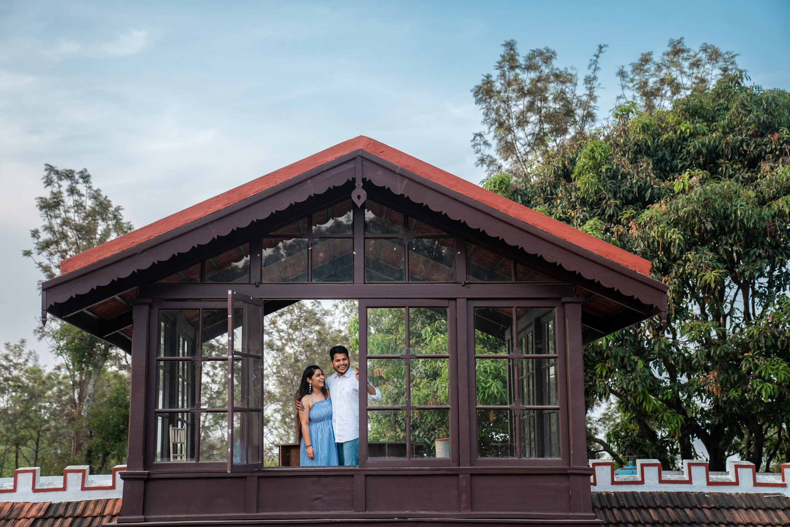 Prakriti & Ayush, Pre-Wedding Shoot at Shibravyi Courtyard, Bangalore | Truly Yours