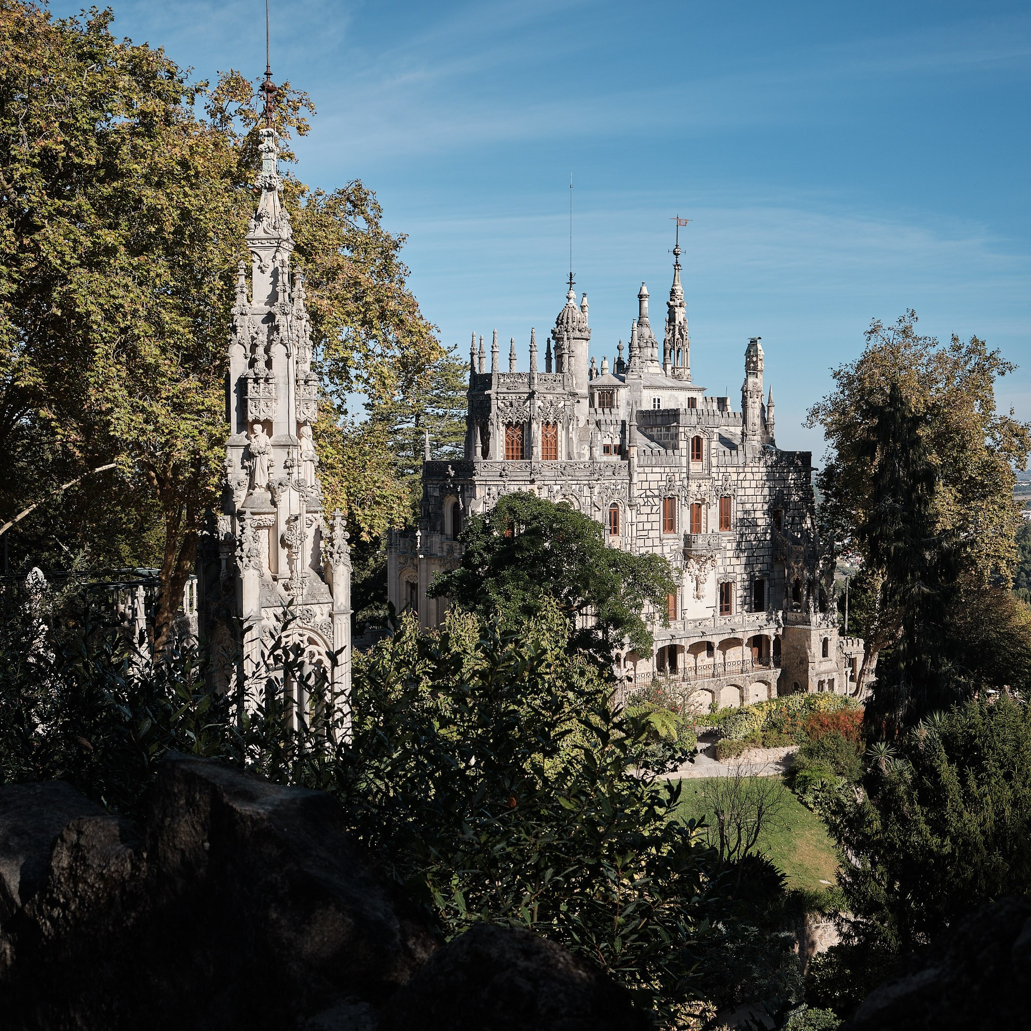 Quinta da Regaleira, Sintra, Portugalia. Pagina principală