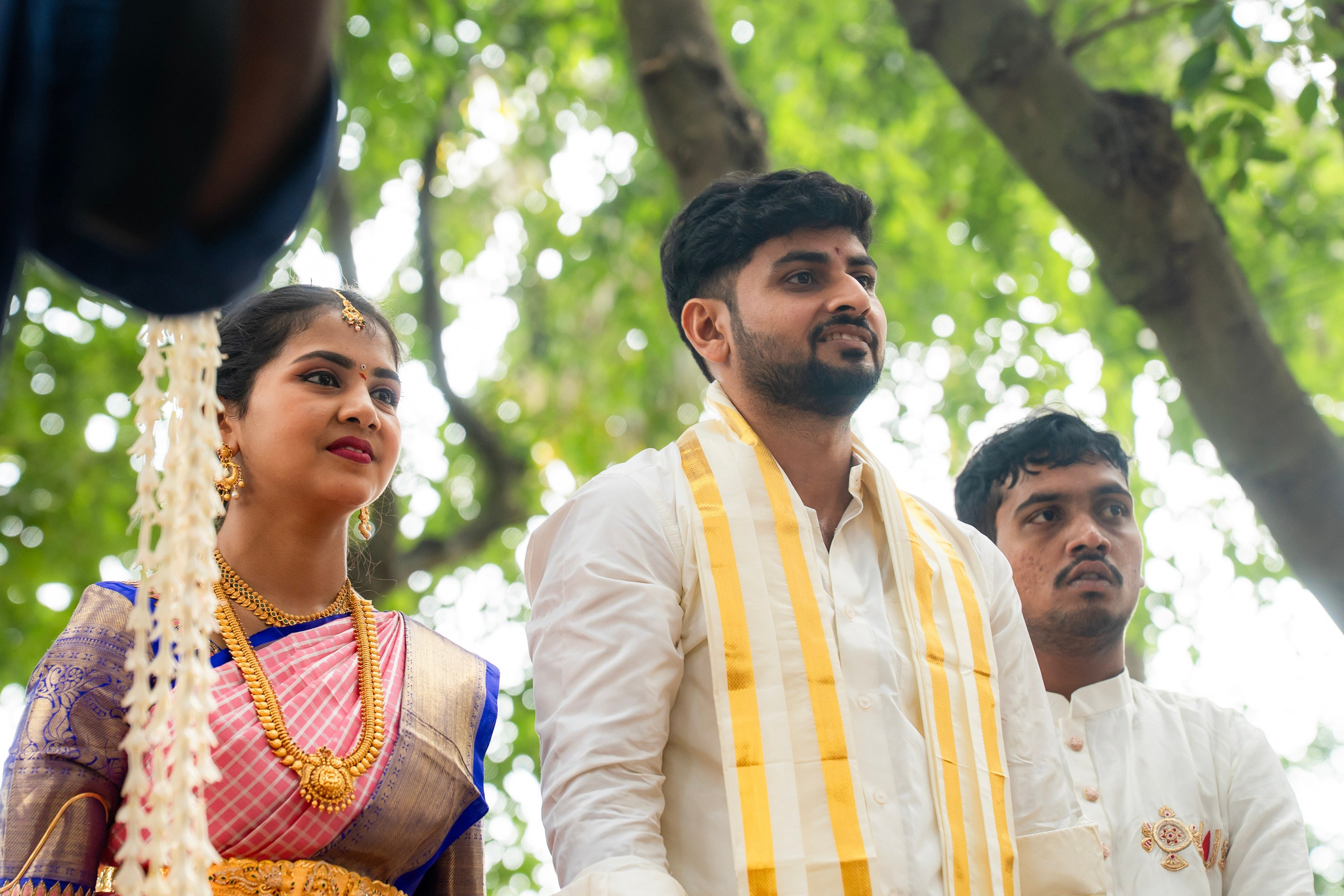Samyuktha & Manoj, Tamil and Telugu Wedding at Angana Courtyard, Bangalore | Truly Yours