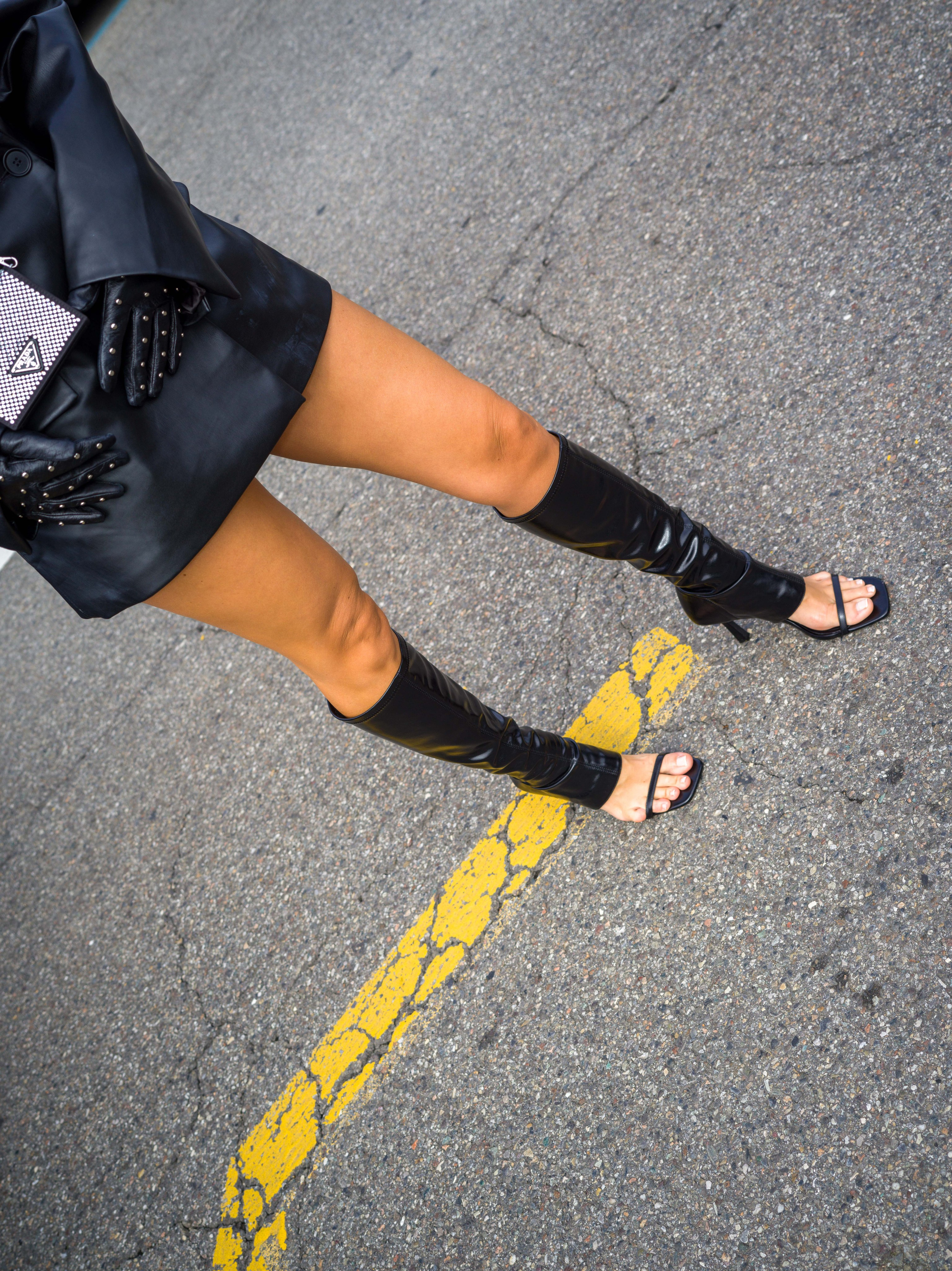 High fashion photography in Milan. Prada