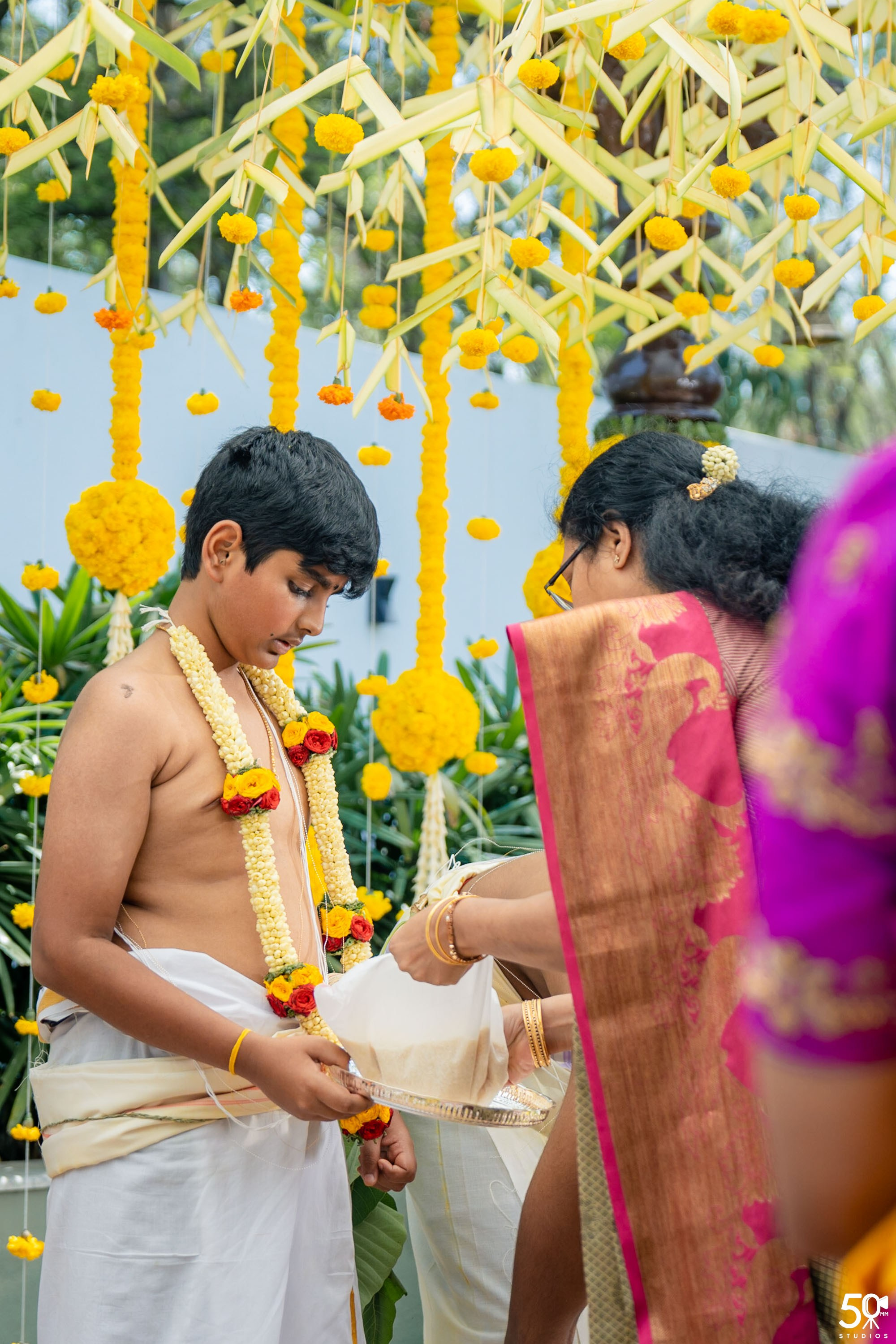 SANJAY AND SAKETH UPANAYANA. 50mm STUDIOS